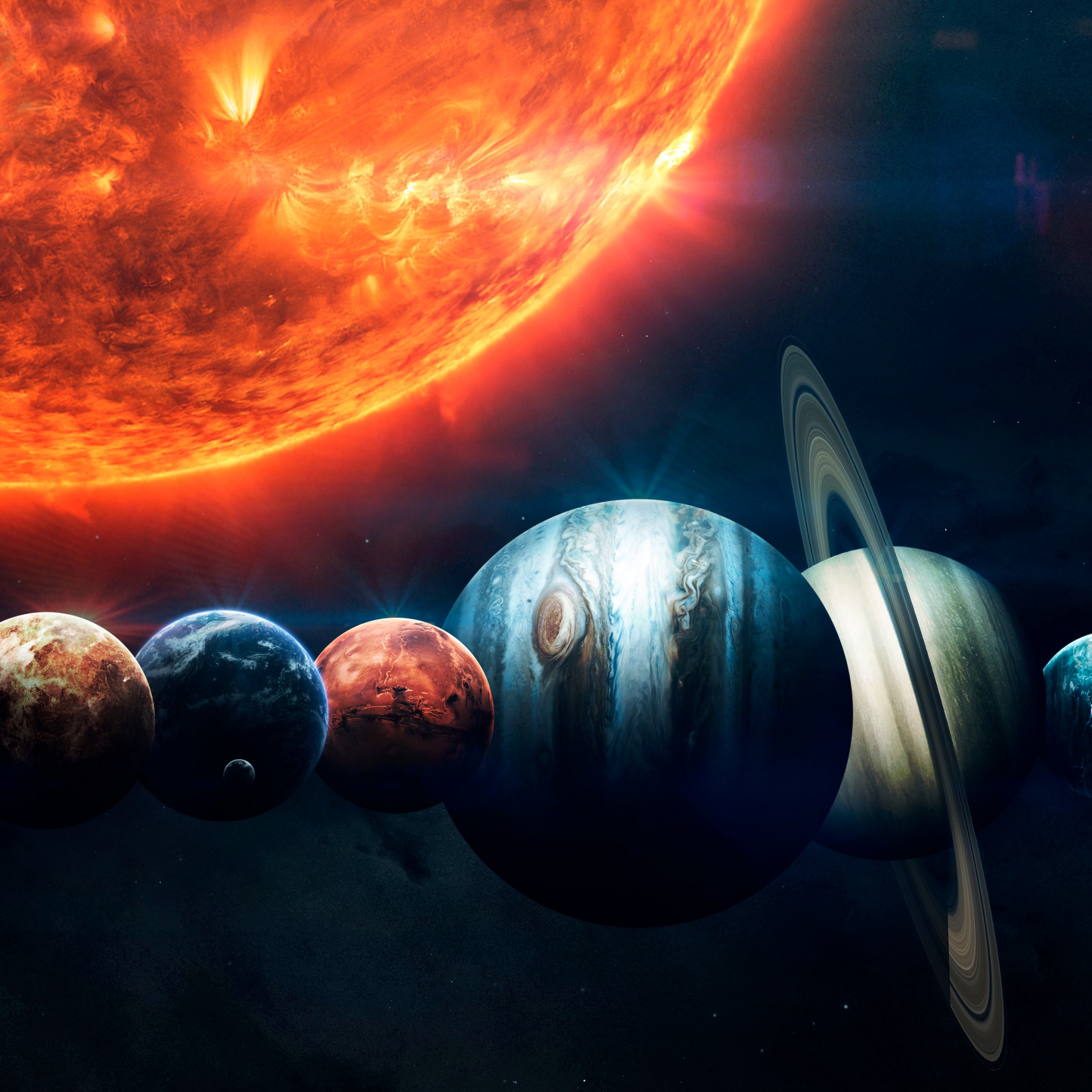 Solar system Wallpaper. 