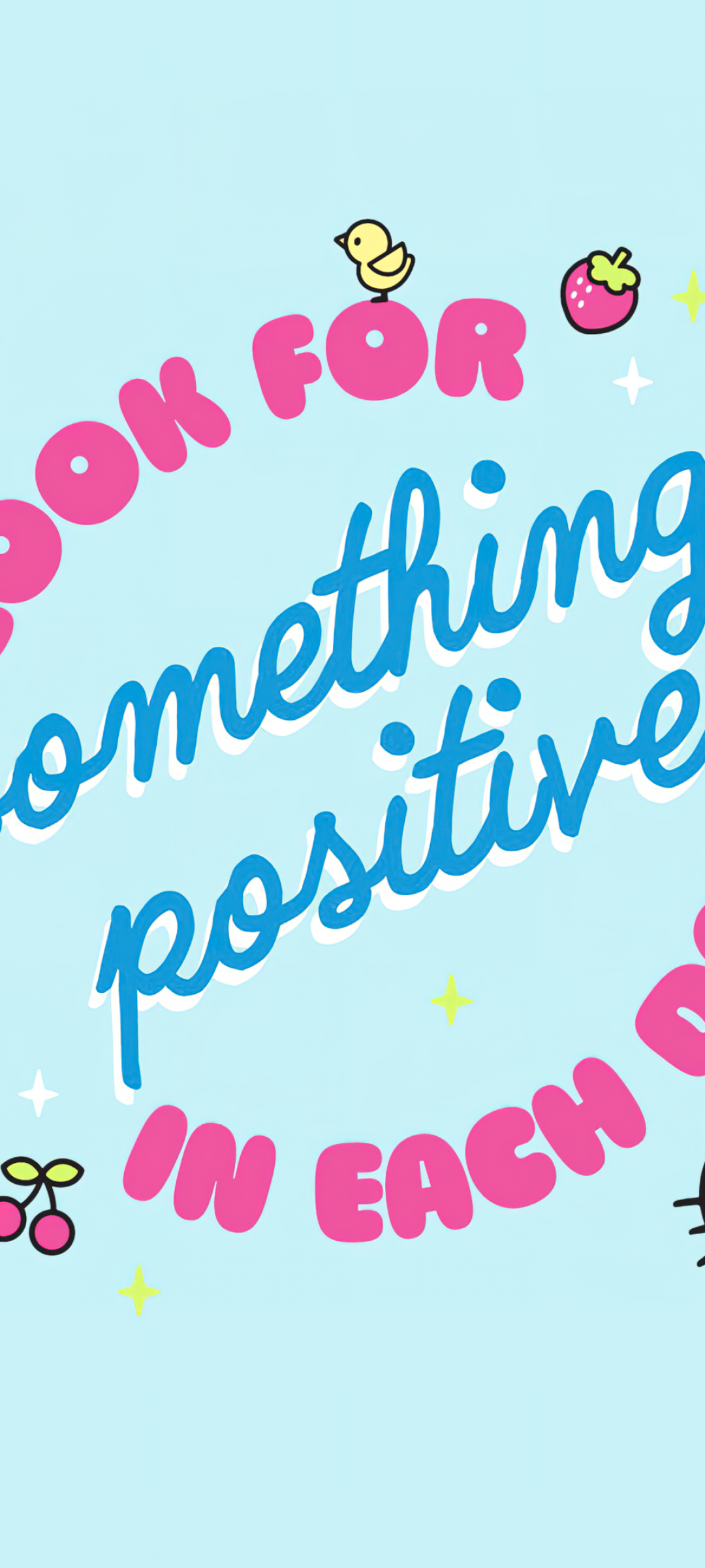 Something positive Wallpaper 4K, Hello kitty quotes