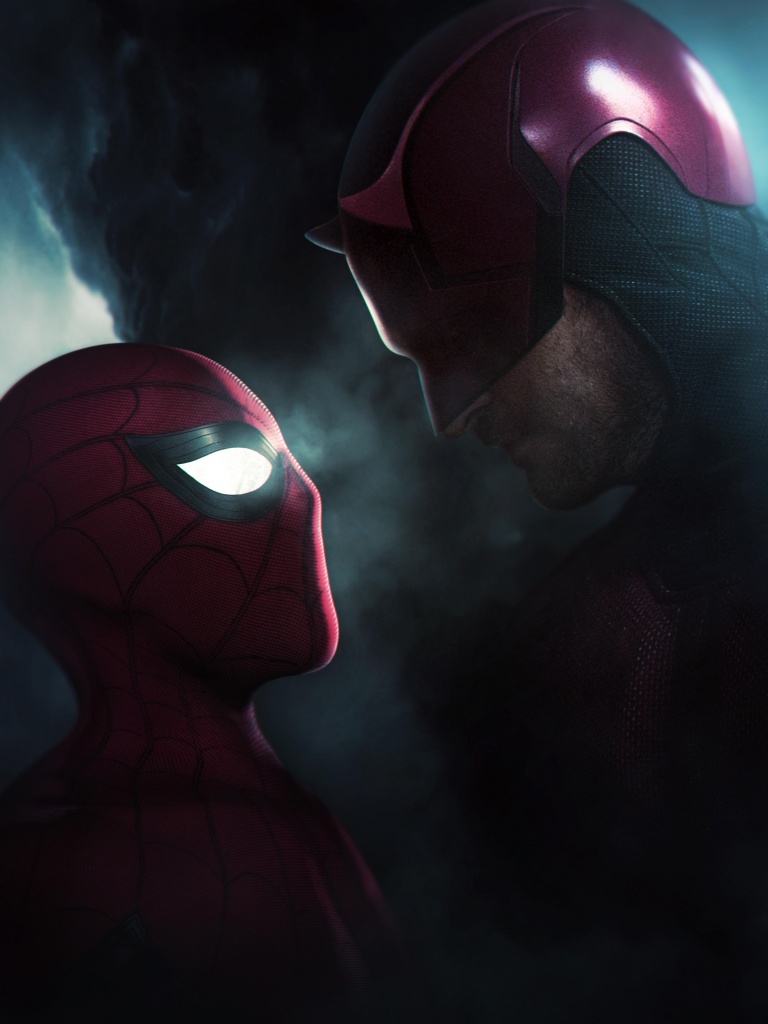 Spider-Man Wallpaper 4K, Daredevil, Marvel Comics, Marvel Superheroes