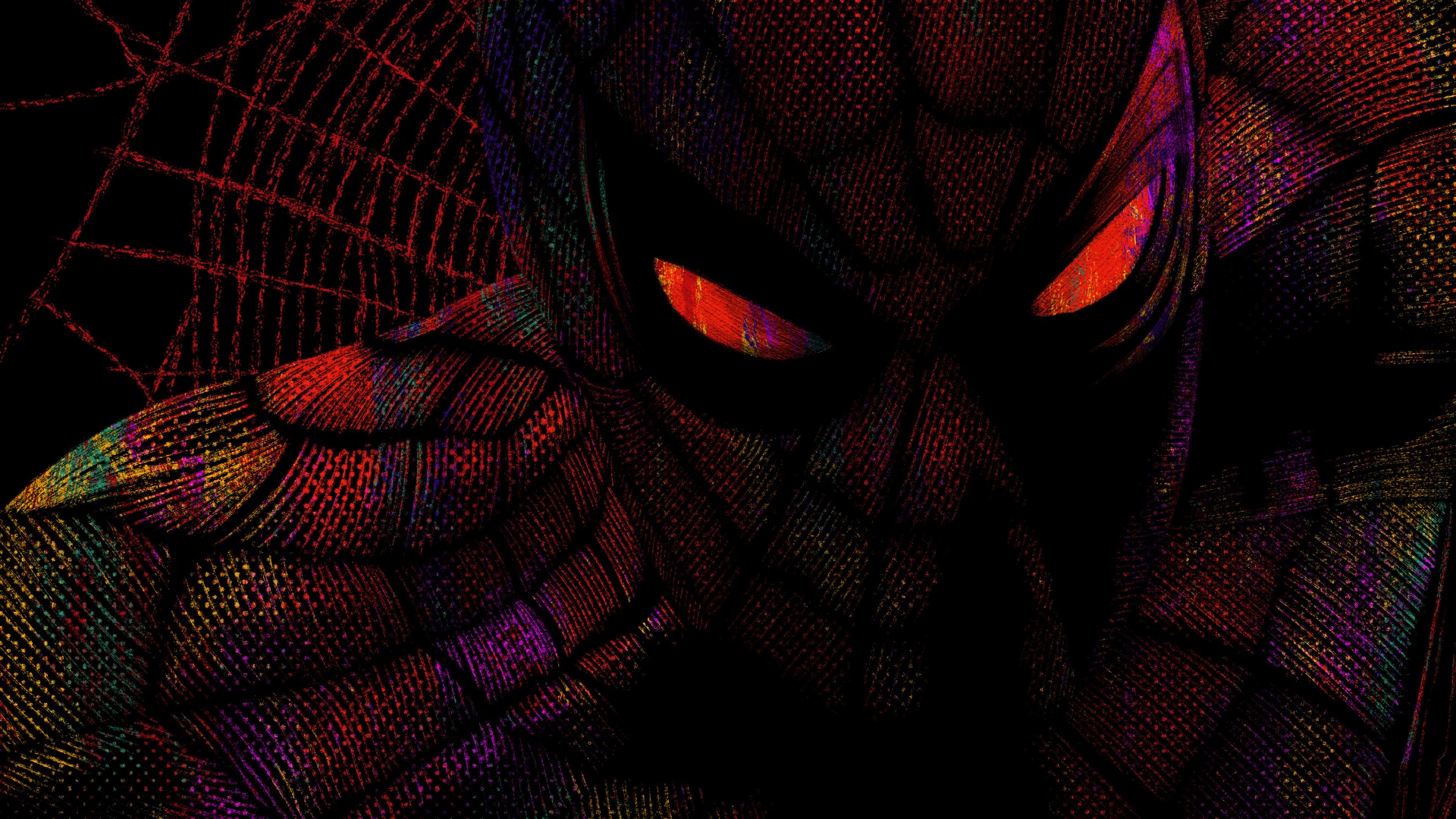 Spider-Man Wallpaper 4K, Fan art, Dark, Marvel Superheroes, Marvel