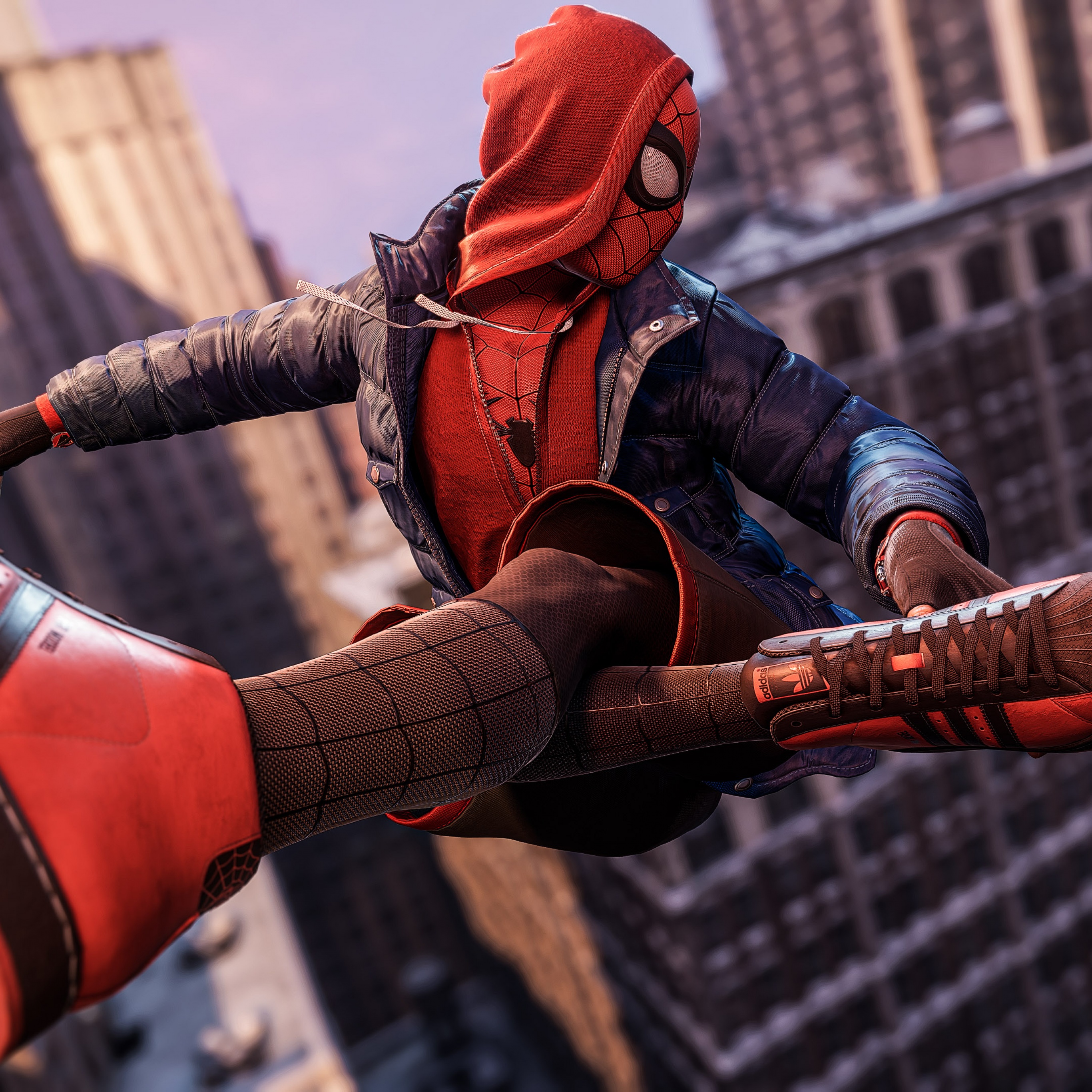 The art of falling (Spider-Man: Miles Morales) [screenshot] : r/PS4