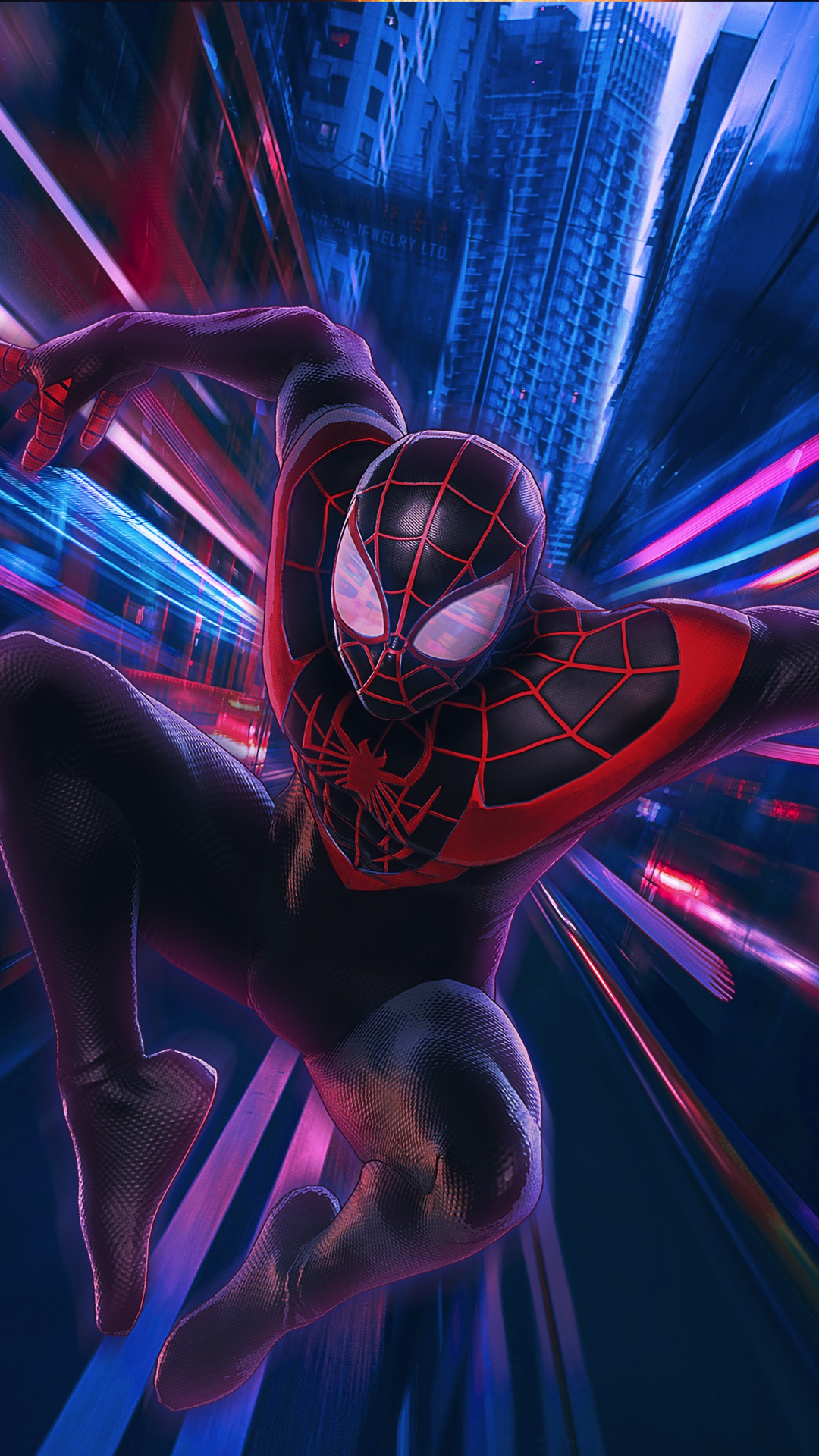 Spider-Man Wallpaper 4K, Miles Morales, : Into the Spider-Verse