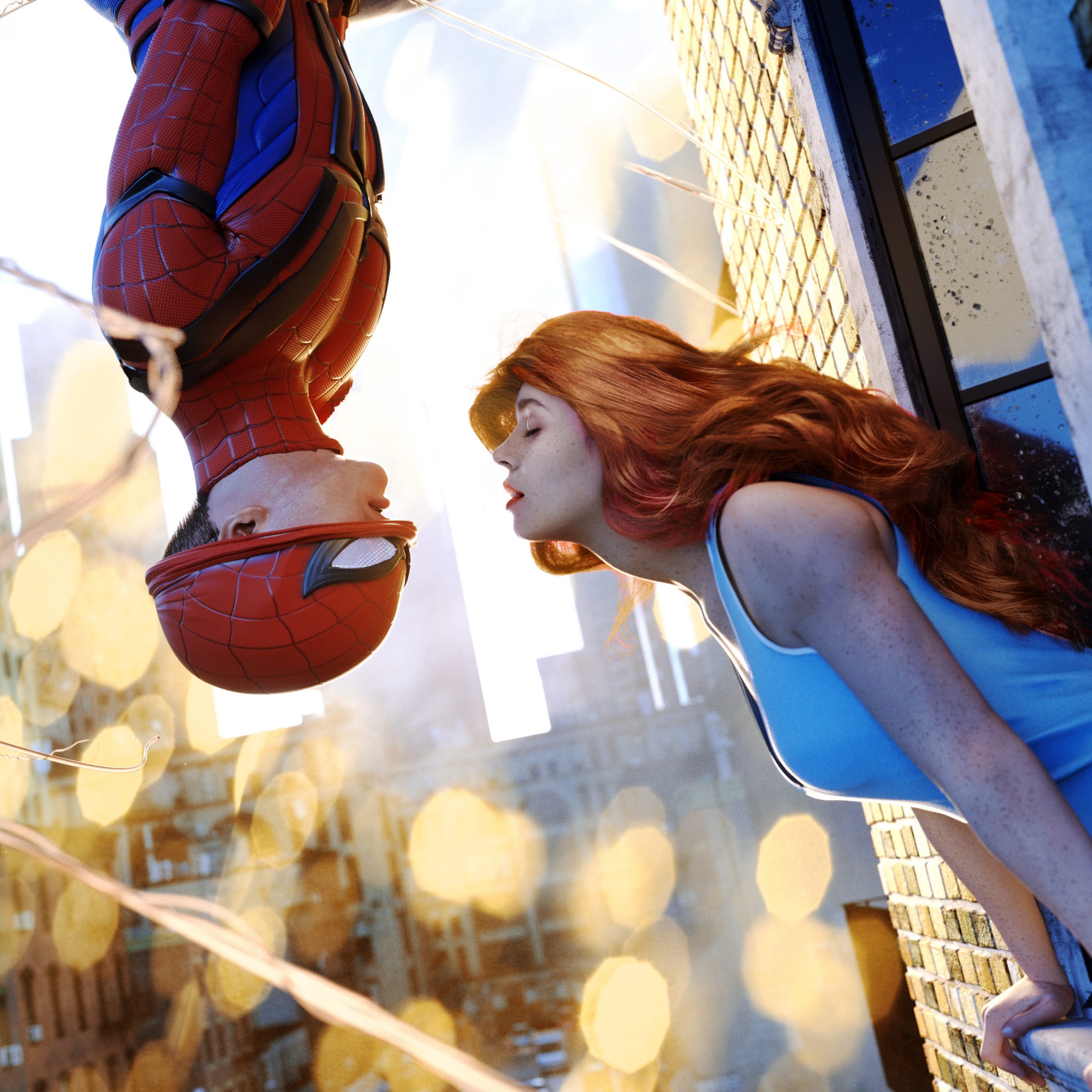 Spider-Man Wallpaper 4K, Peter Parker, Mary Jane, Graphics CGI, #6010