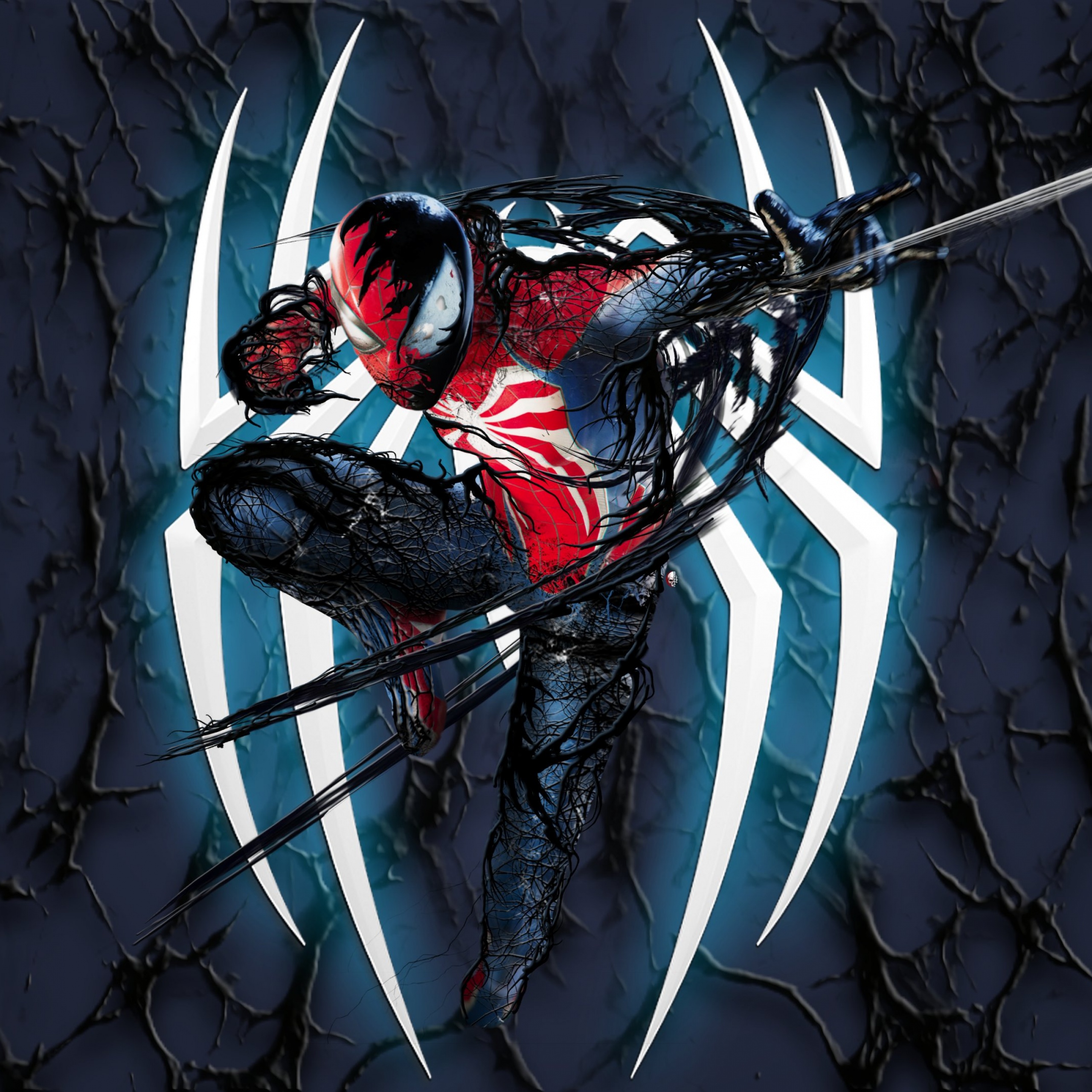 Spiderman 2 Symbiote  Symbiote spiderman, Spiderman spider, Spiderman  artwork