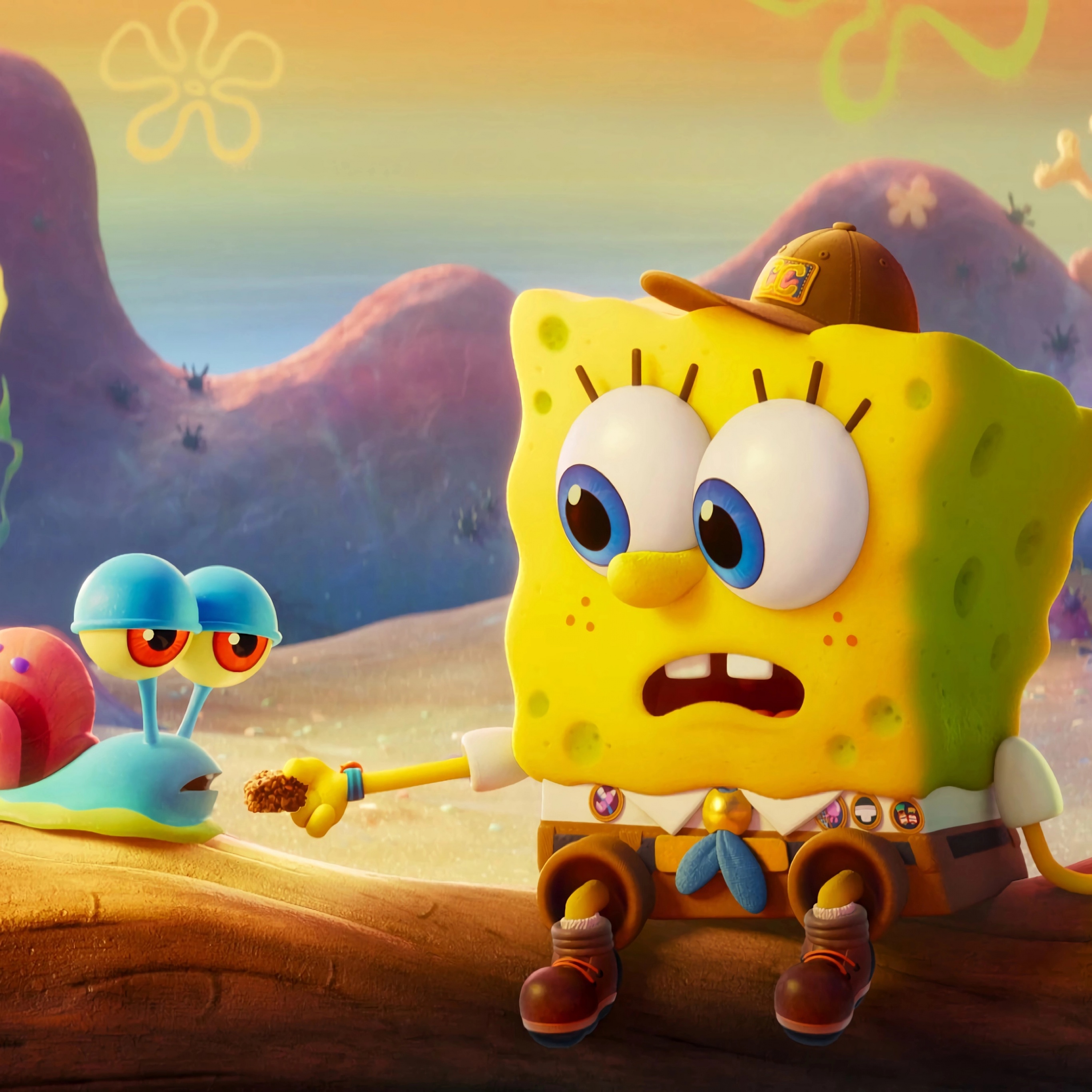 SpongeBob Wallpaper 4K, Gary the Snail, Movies, #9388