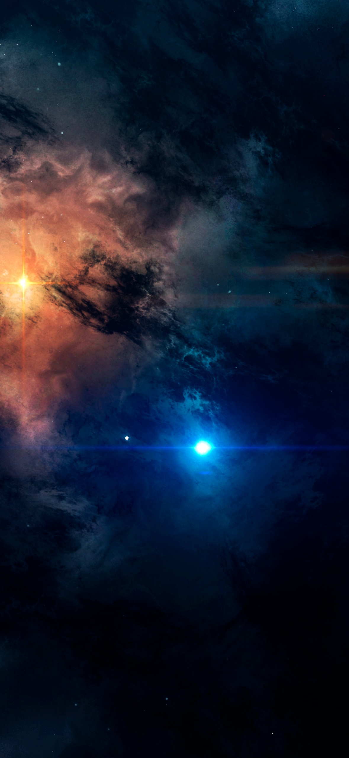 Stars Wallpaper 4K, Galaxy, Astronomy, Cosmos, Blue