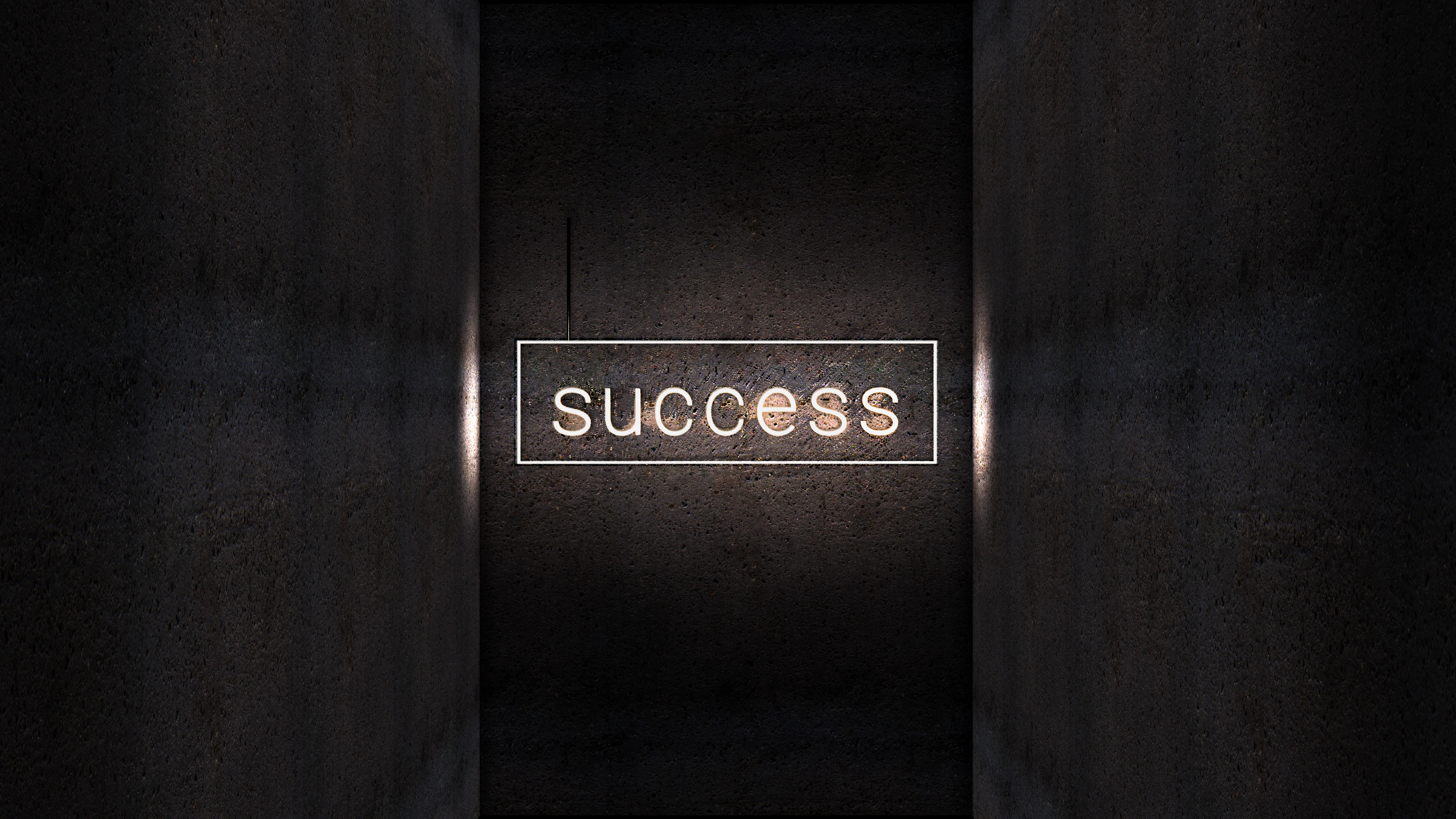 Success Wallpaper 4K, Dark background, Black/Dark, #2056
