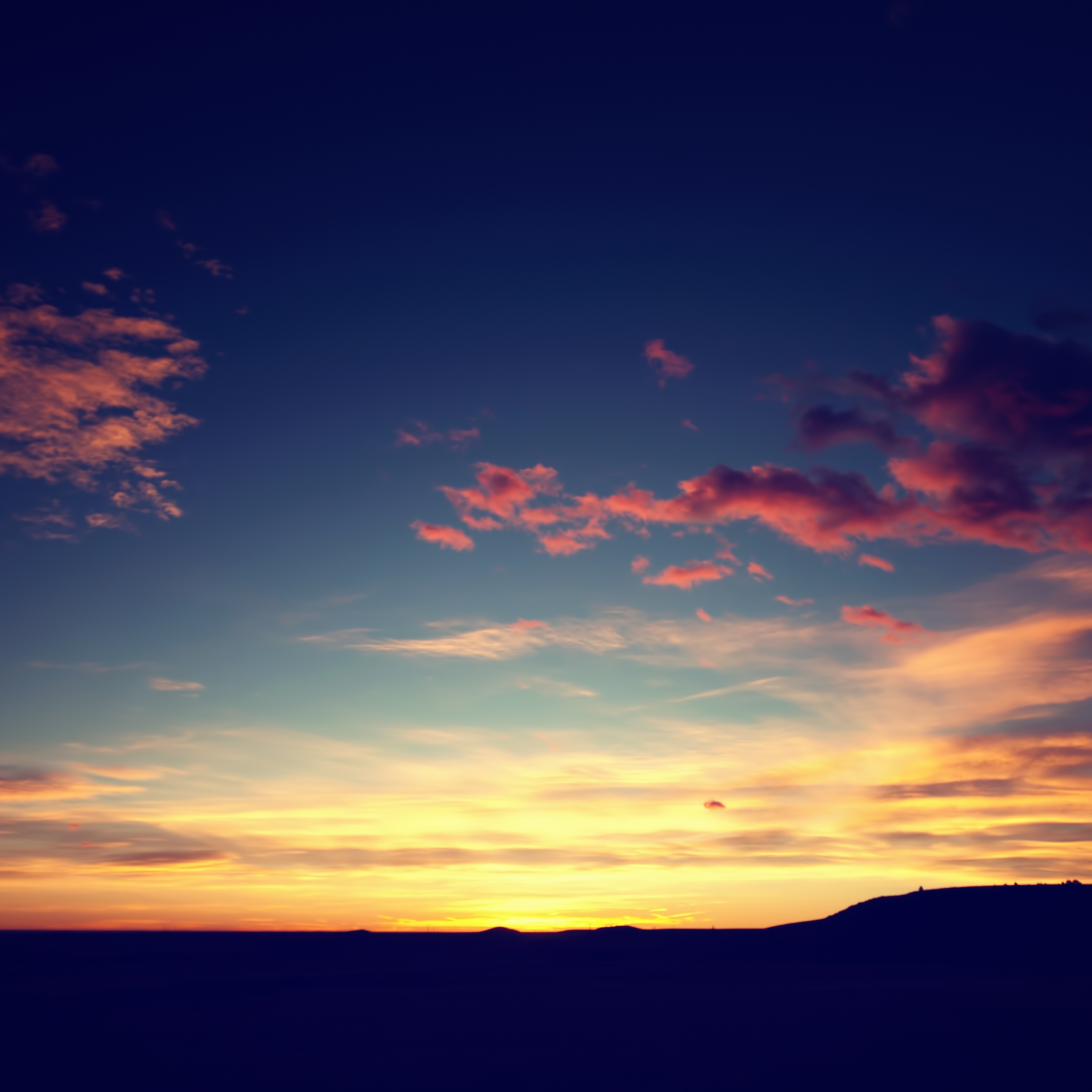 Majestic Wallpaper 4K, Sunset, Landscape, Silhouette
