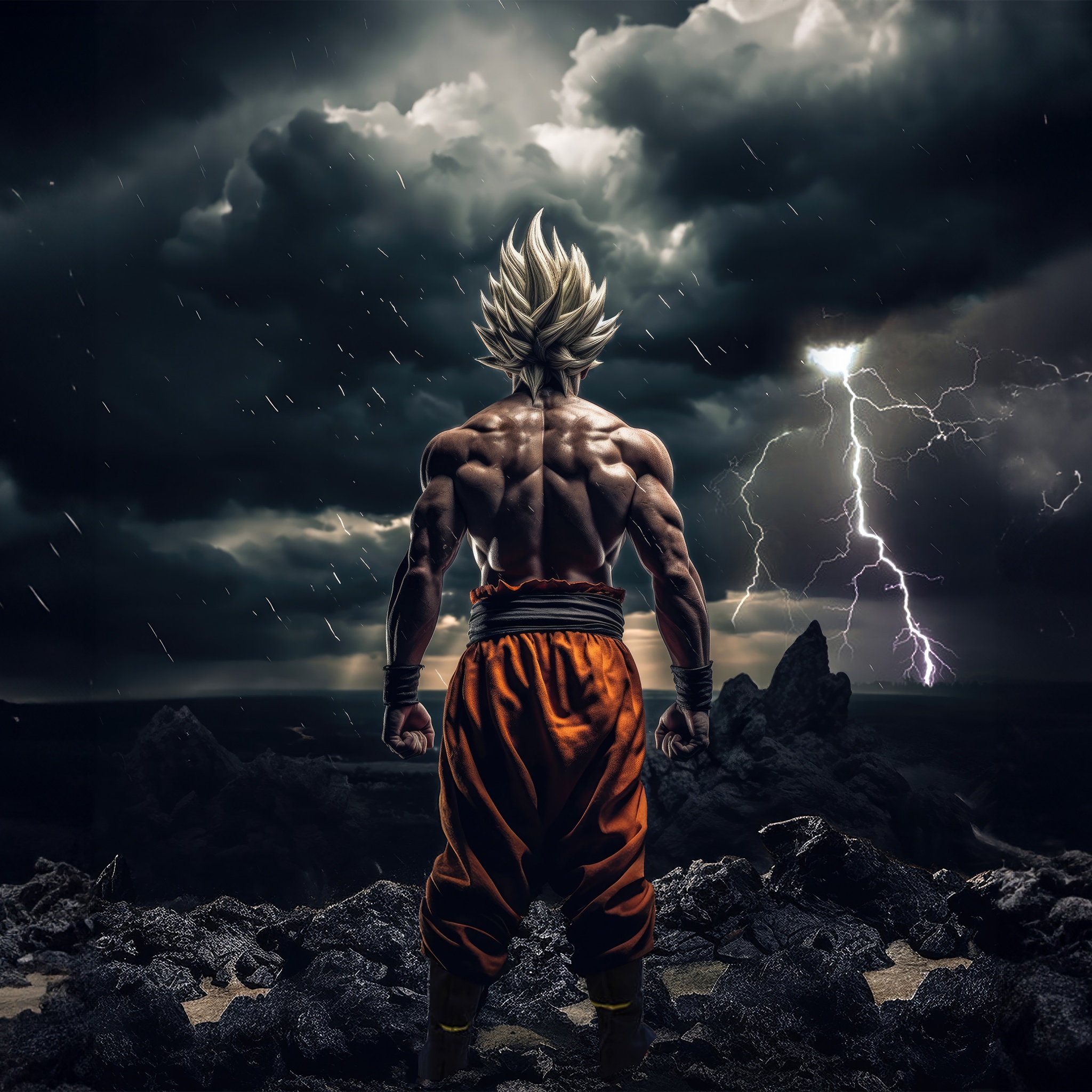 DBZ Super Saiyan Goku Art Wallpapers - Dragon Ball Wallpapers