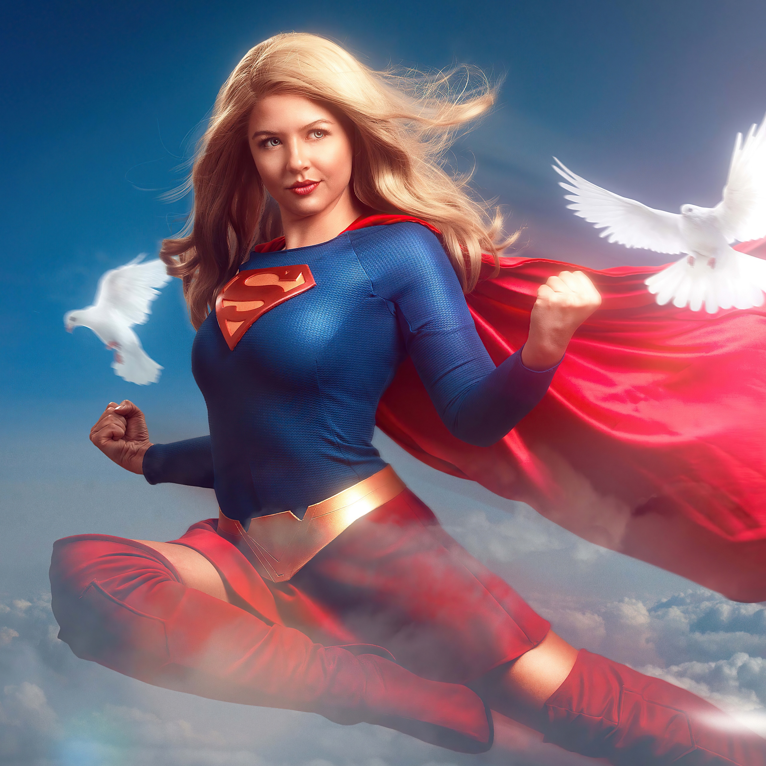Supergirl Wallpaper 4K, Marvel Superheroes, Graphics CGI, #6696