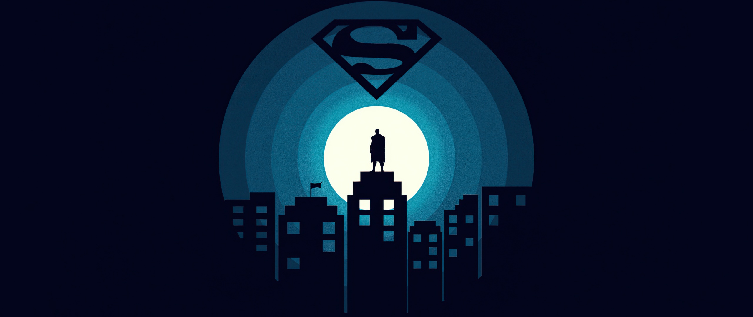 Superman Wallpaper 4K, DC Superheroes, Black/Dark, #5223
