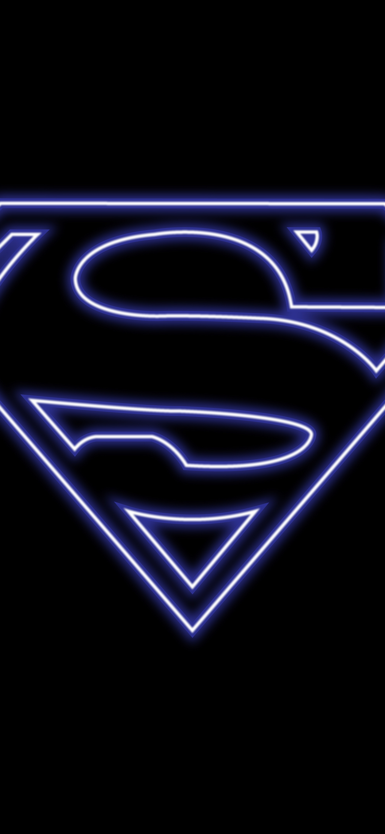 Superman Wallpaper 4K, Logo, DC Superheroes, Black/Dark, #4964