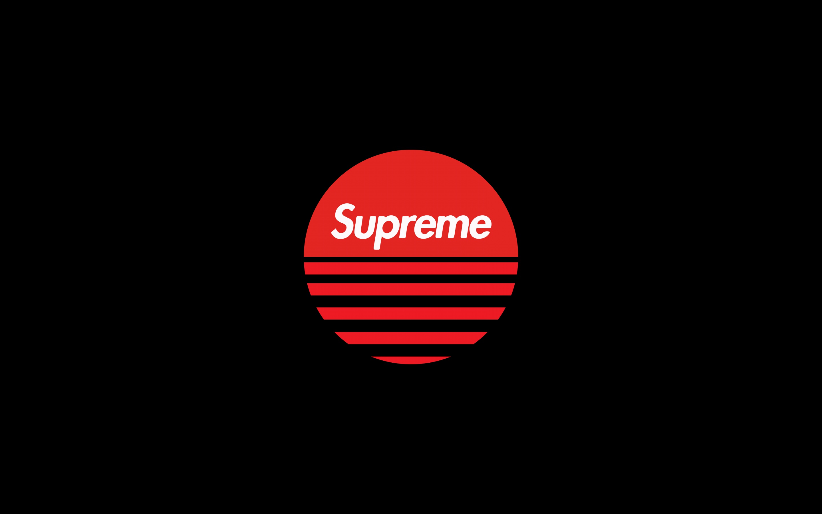 Supreme Logo Full UHD 4K Wallpaper