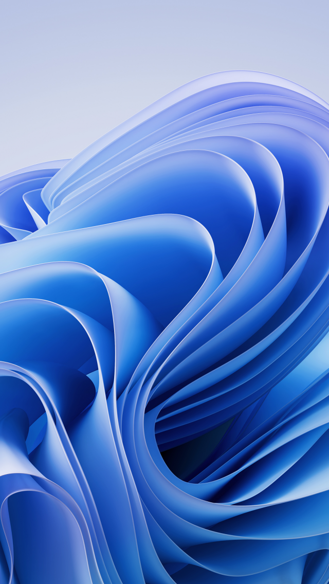 Surface Pro 9 Wallpaper 4K, Stock, Blue abstract
