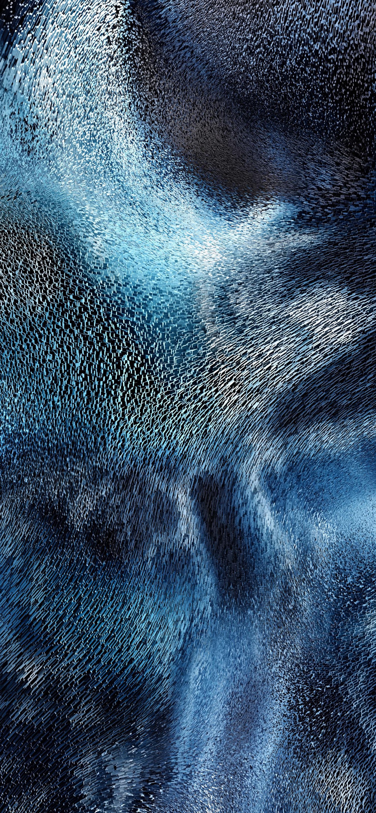 Swarm Wallpaper 4K, Particles, Blue, 5K, Abstract, #3876