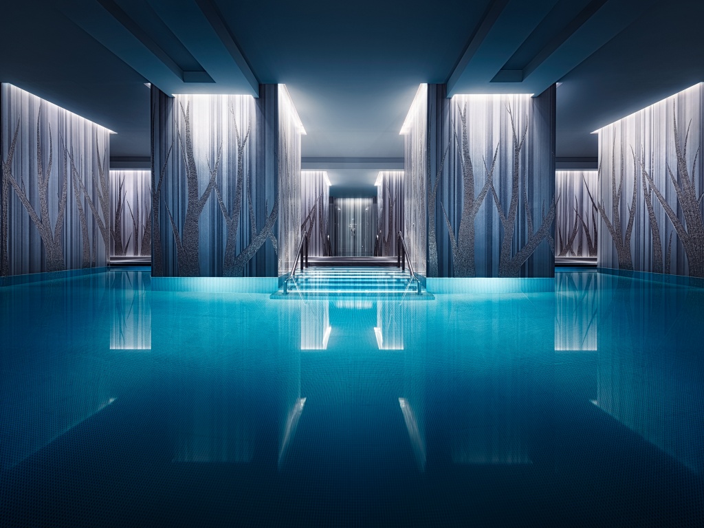 Swimming Pool Wallpaper 4K, Spa, Hotel, Blue, Water