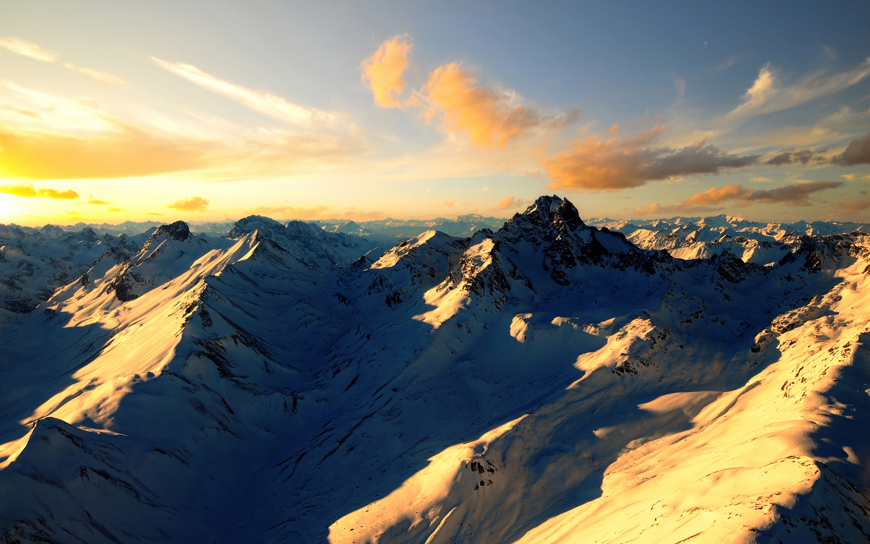 Swiss Alps Wallpaper 4k Alps Mountains Aerial View