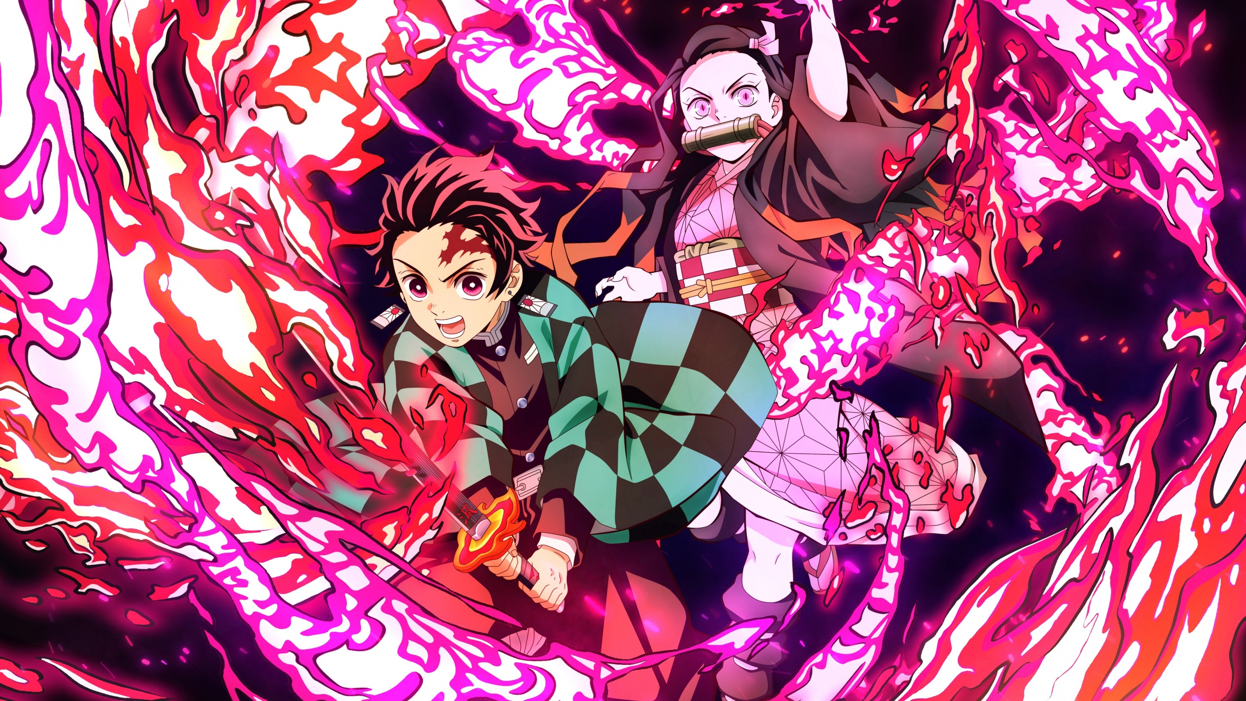 HD wallpaper: Kimetsu no Yaiba, anime, digital art, artwork, Tanjiro Kamado
