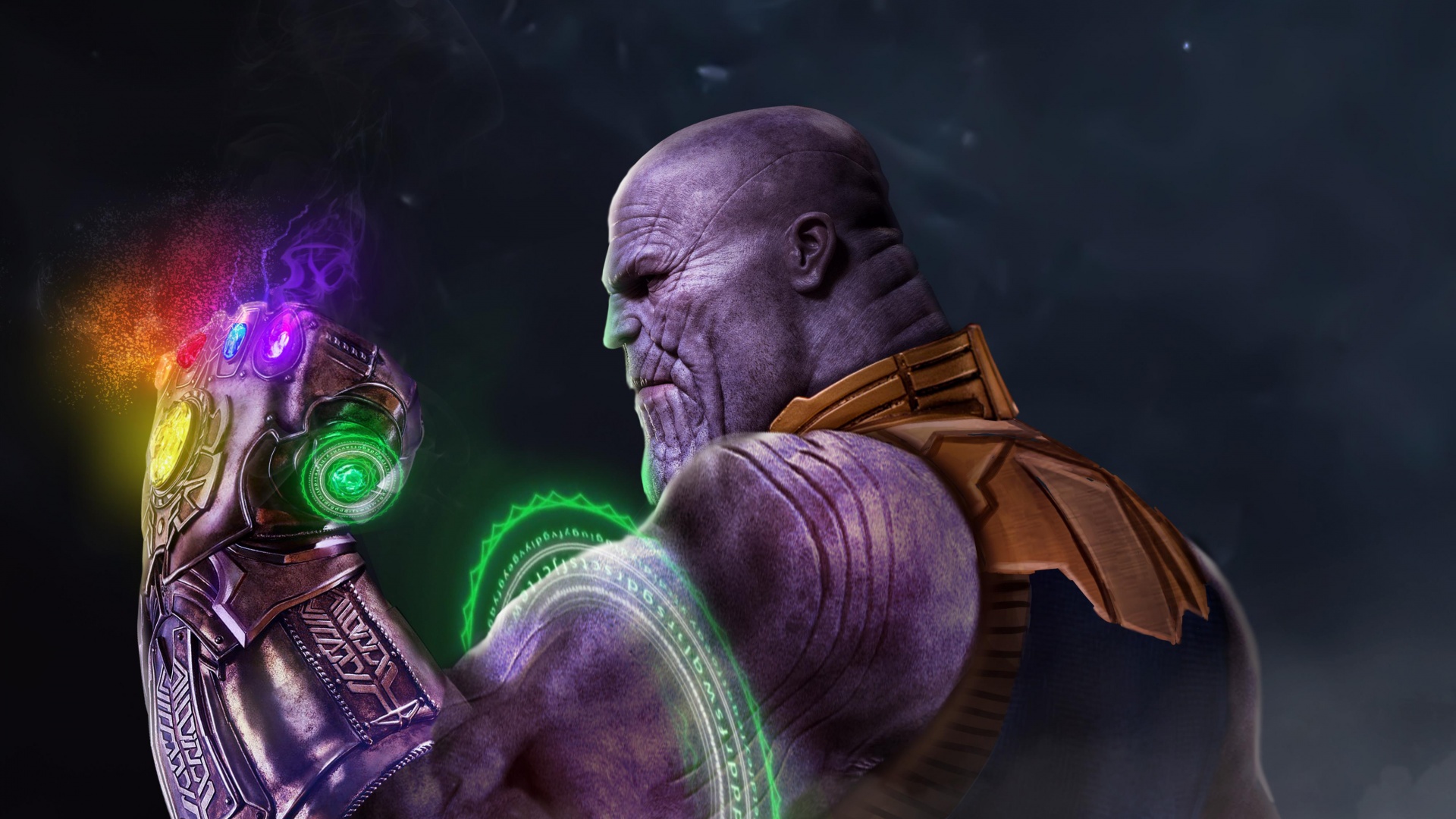Thanos Wallpaper 4K, Infinity Gauntlet, Graphics CGI, #69