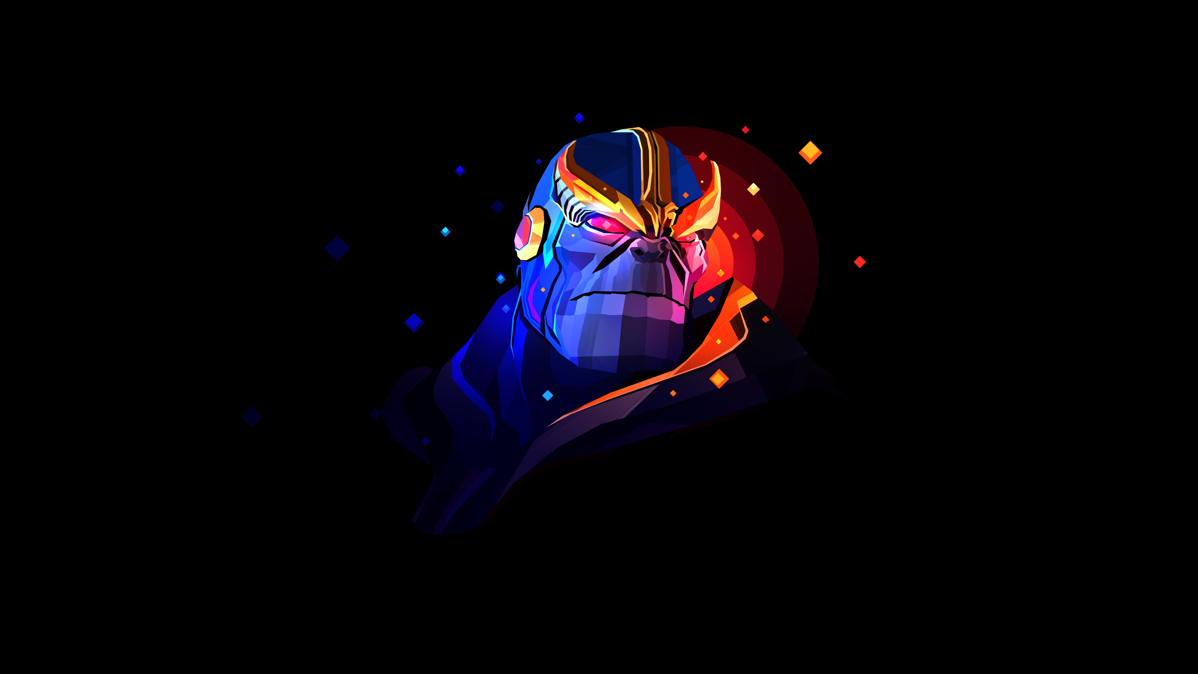 Thanos Wallpaper 4K, Marvel Comics, AMOLED, Graphics CGI, #6132
