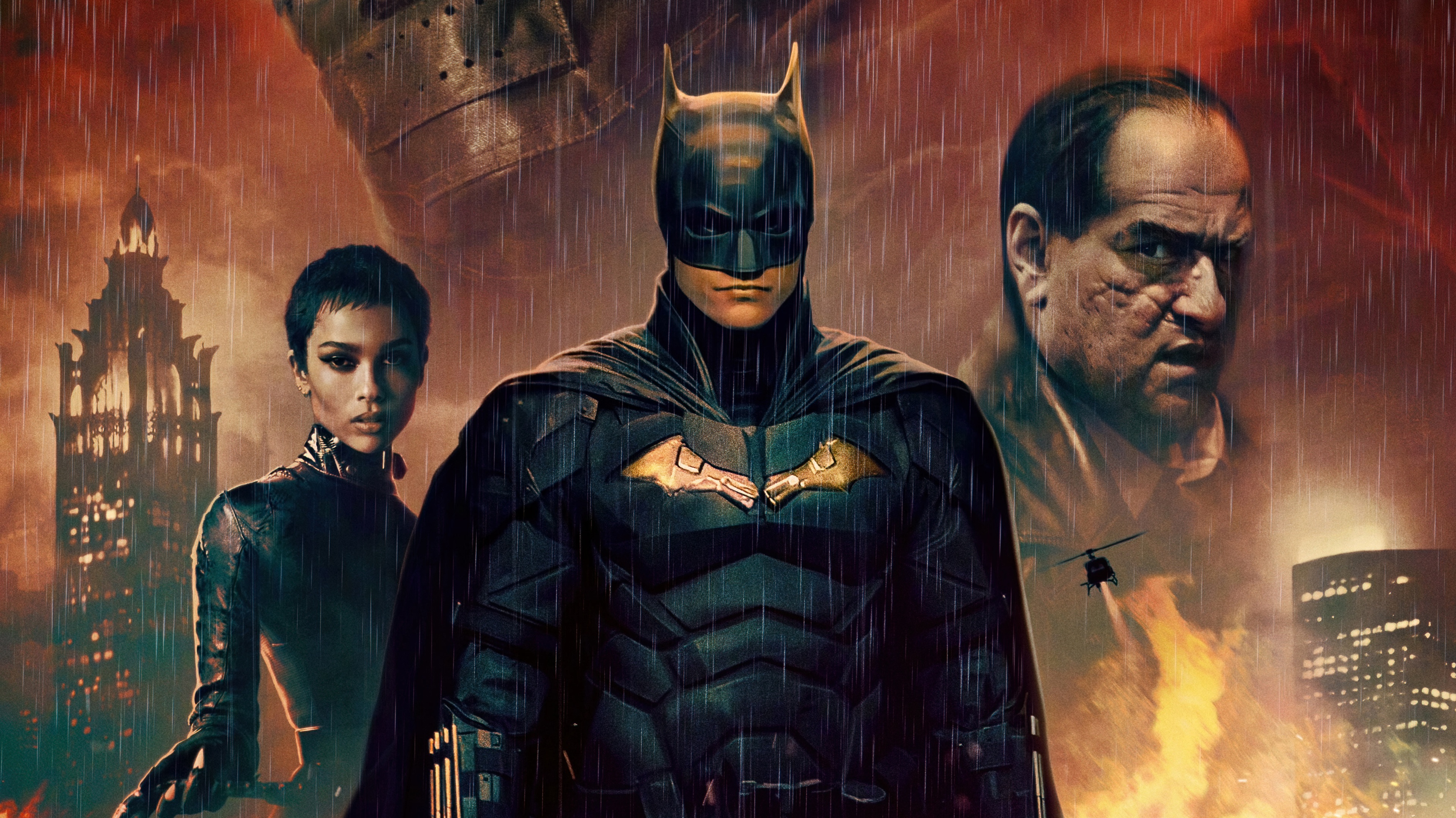 The Batman DC Darkness 2021 Poster 4K Mobile Wallpaper