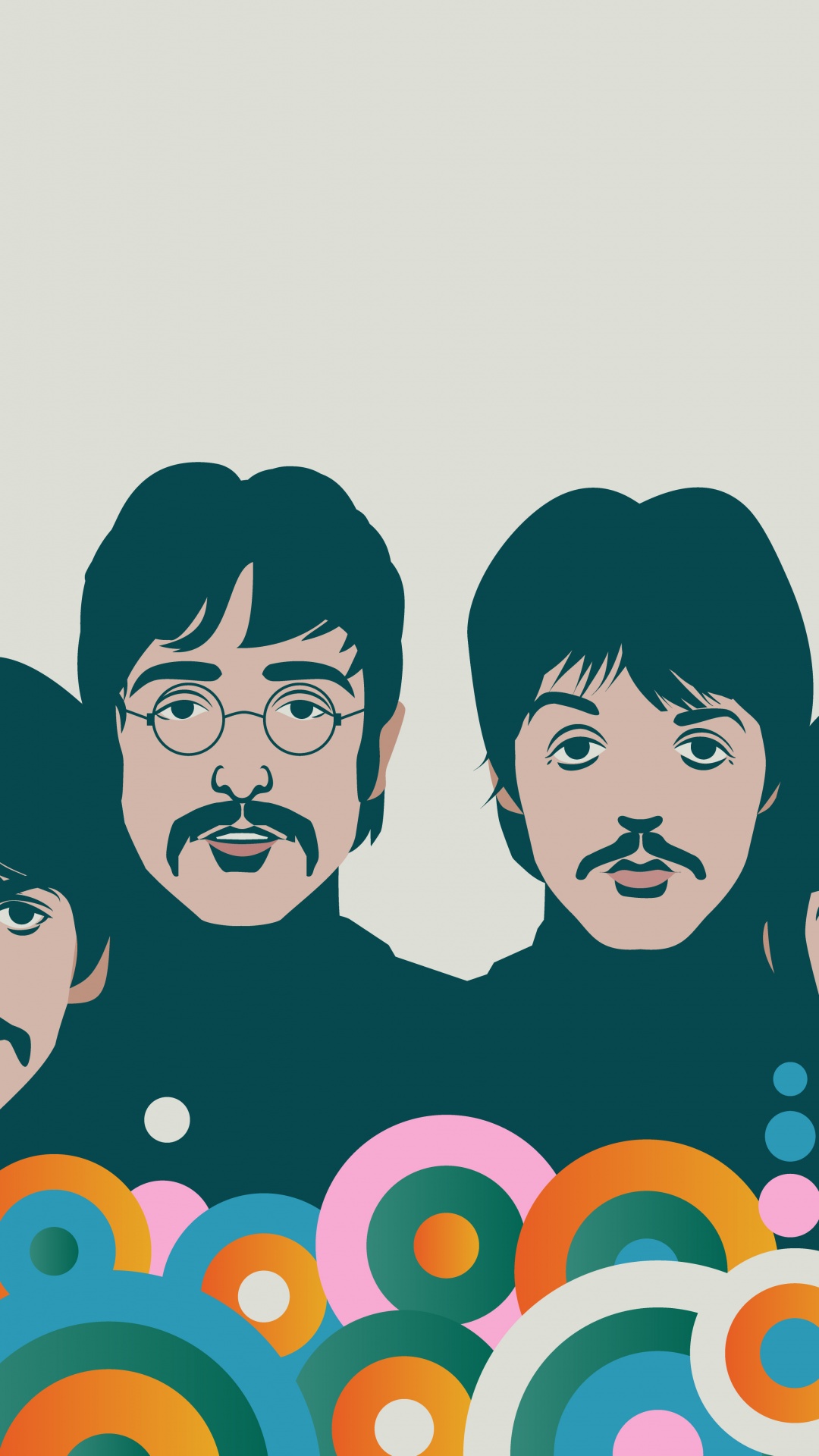 The Beatles Wallpaper 4K, Illustration, 5K, John Lennon