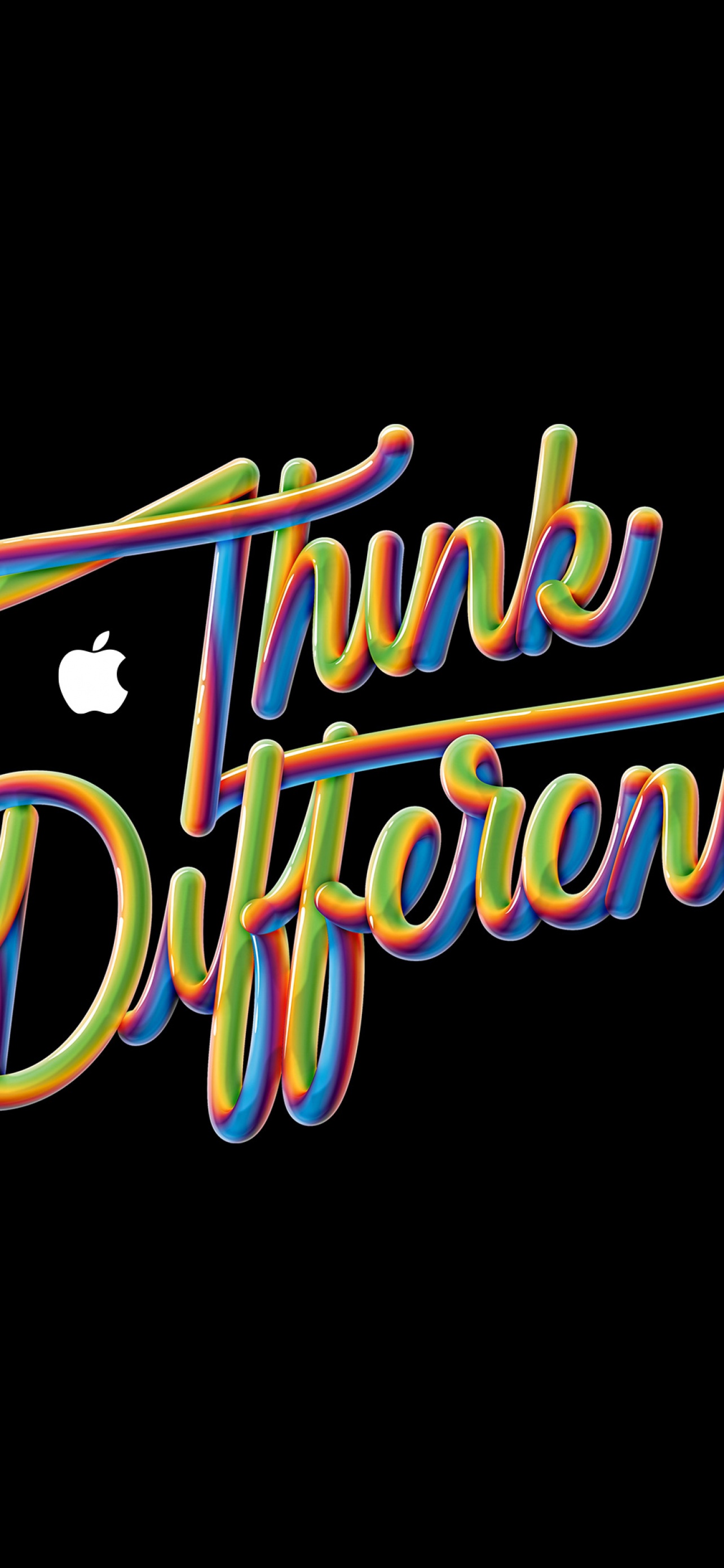 Think different Wallpaper 4K Apple slogan Apple logo 8145