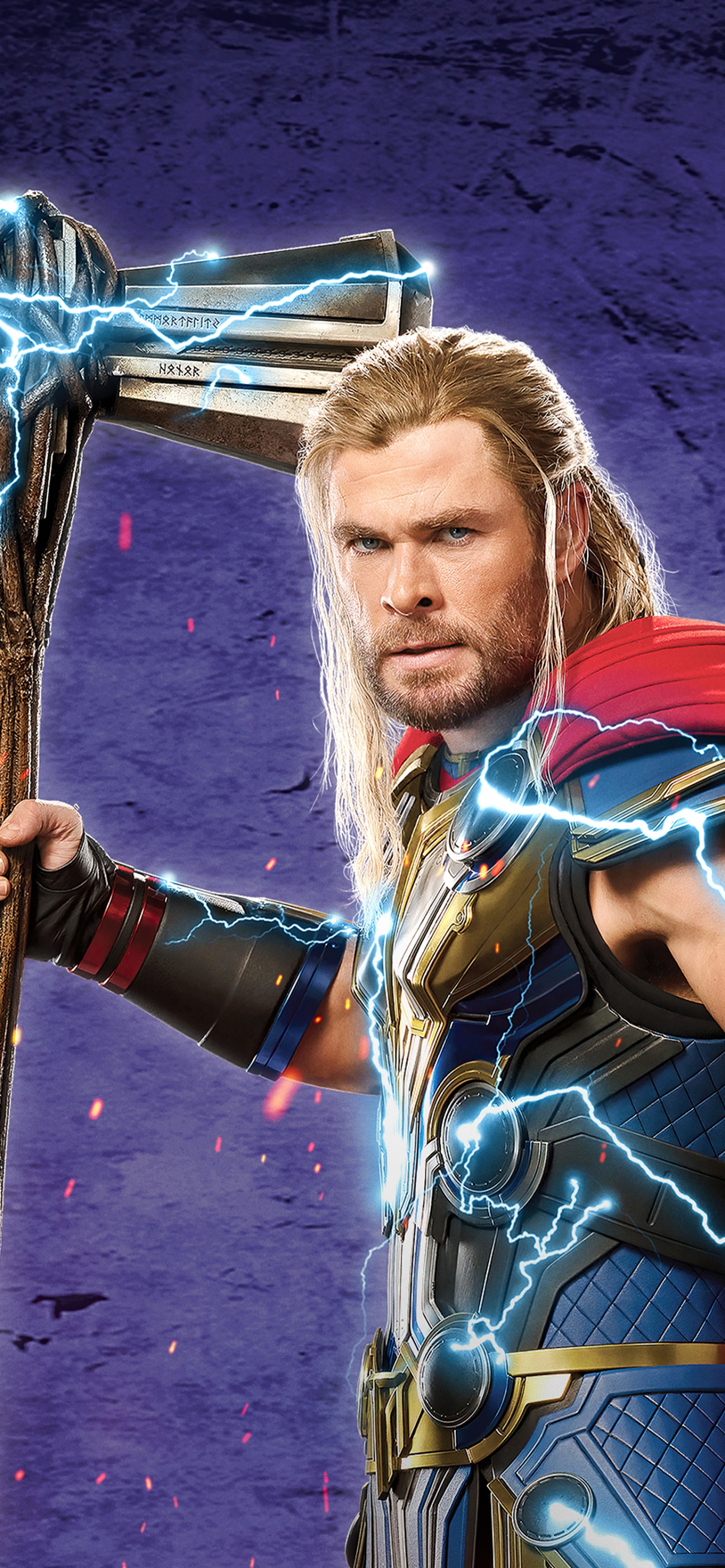 Chris Hemsworth In Thor Love And Thunder 4K Ultra HD Mobile Wallpaper