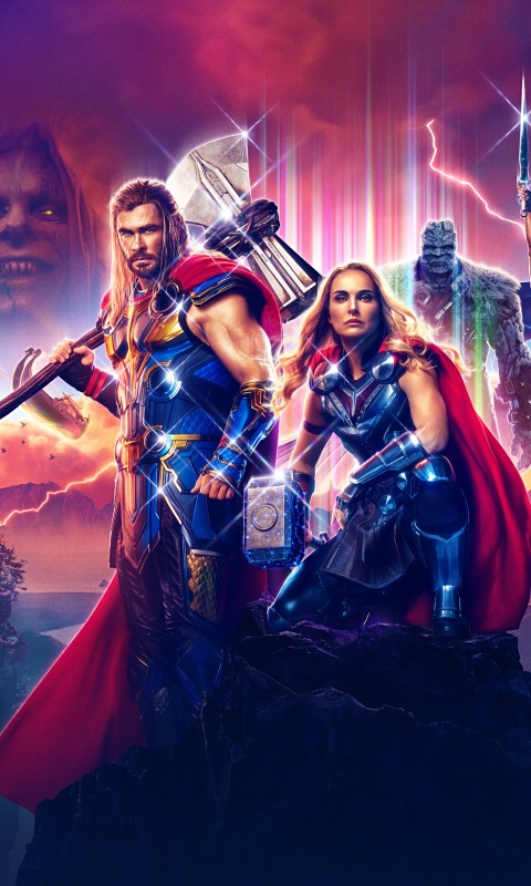 Thor: Love and Thunder Wallpaper 4K, Movie poster