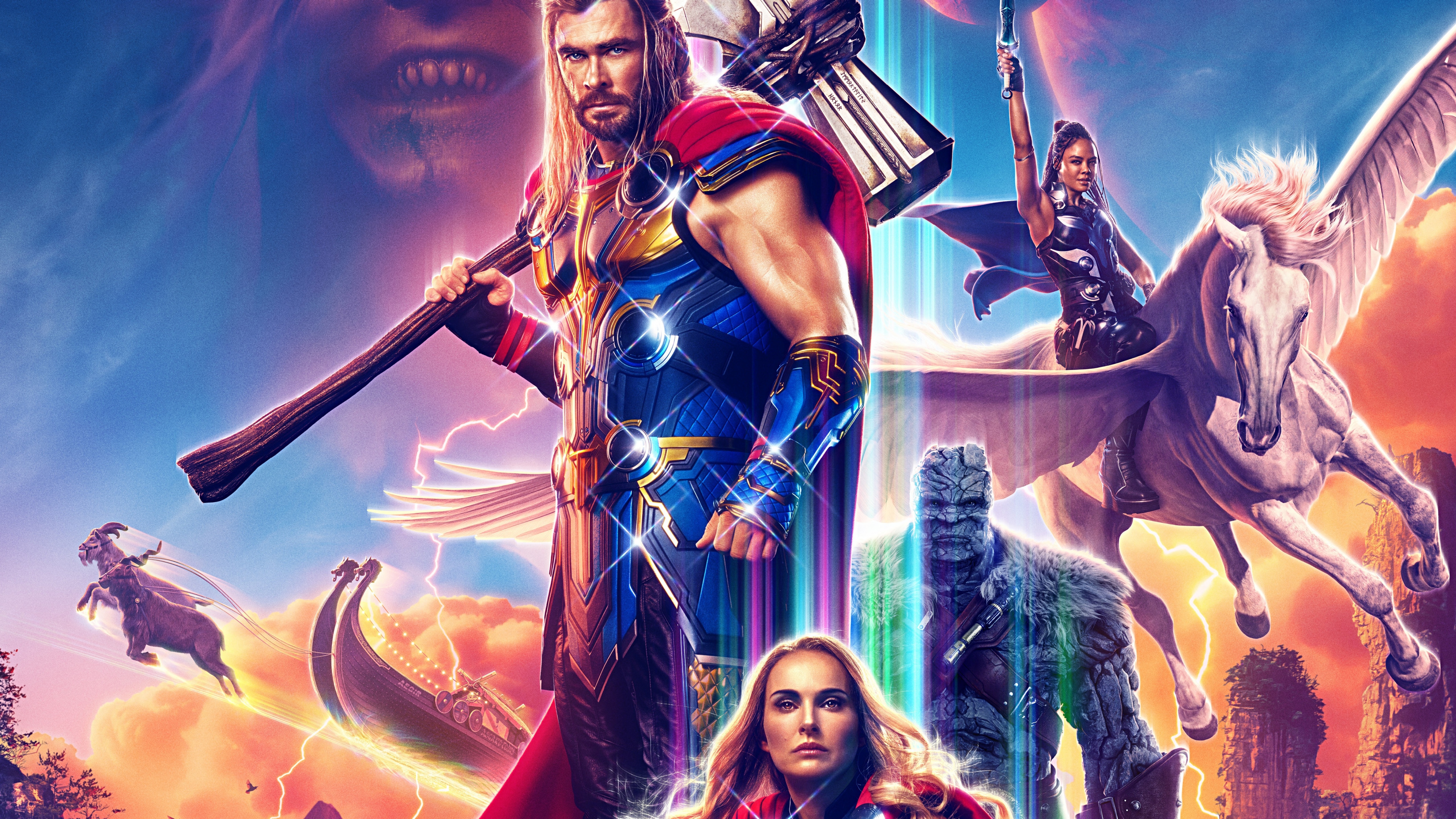 Thor: Love and Thunder Wallpaper 4K, Chris Hemsworth as Thor, Movies, #8090