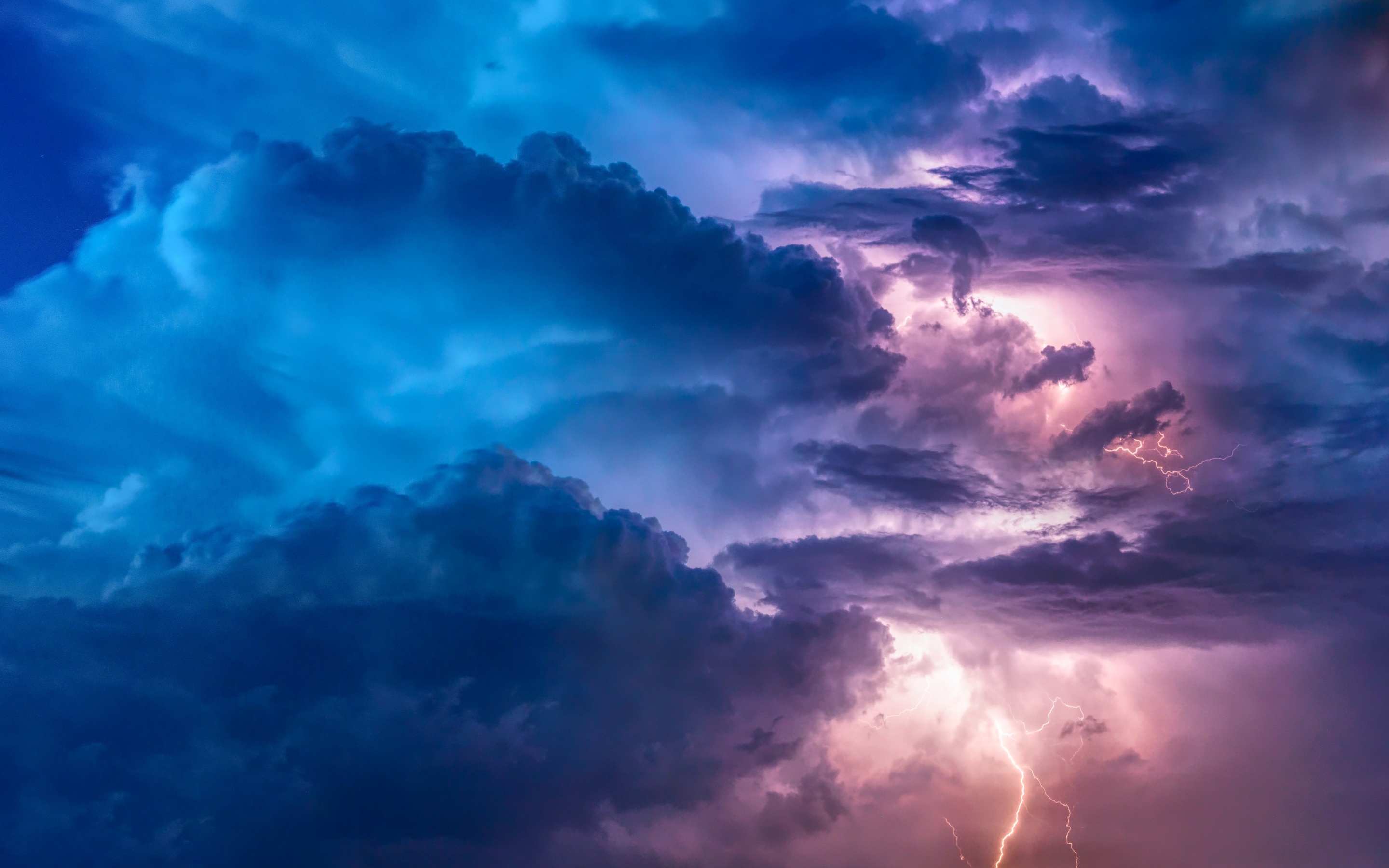 Thunderstorm Wallpaper 4K, Lightning, Flashing, Nature, #5714