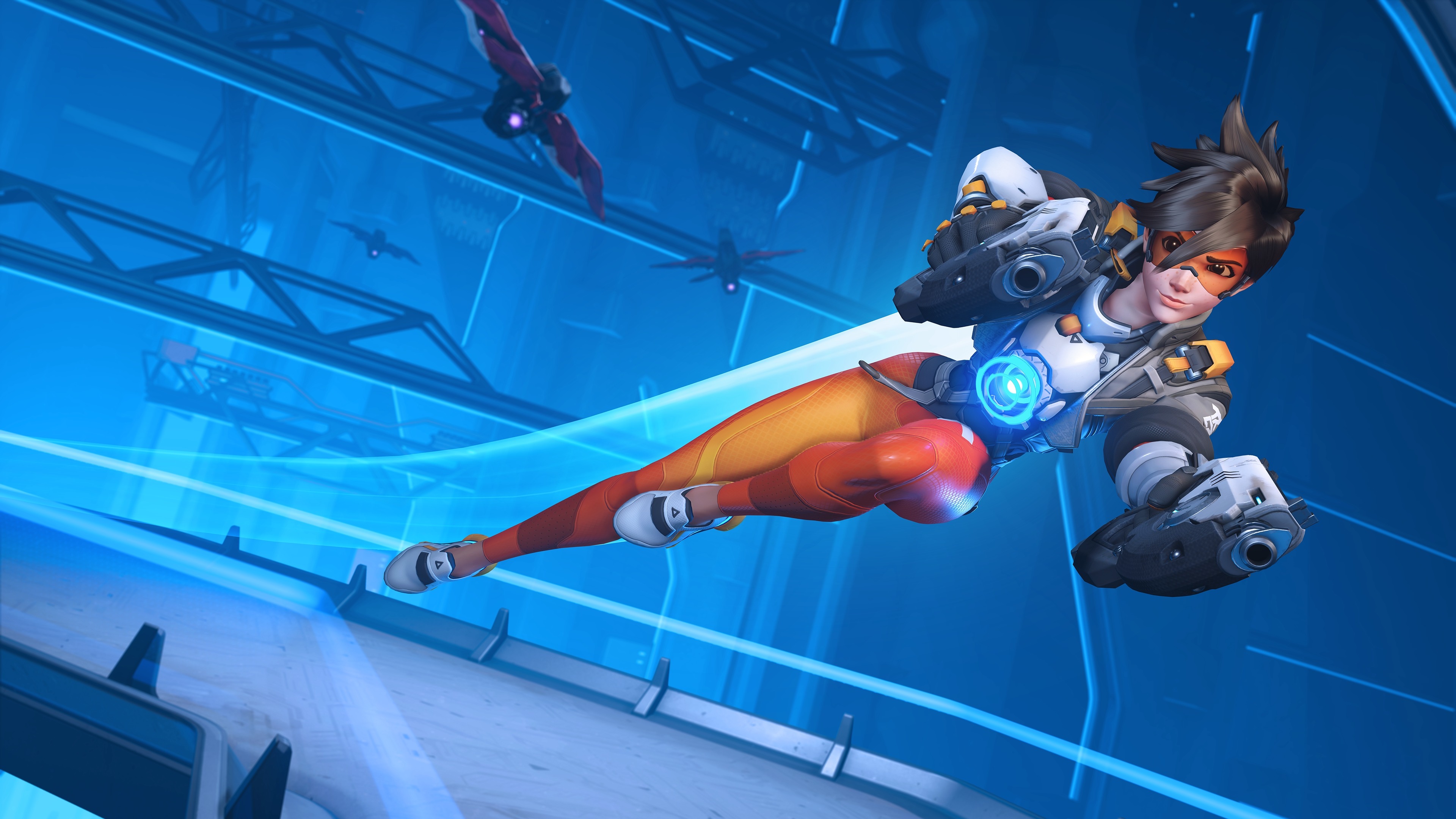Tracer Overwatch 4K Wallpaper iPhone HD Phone #7791m