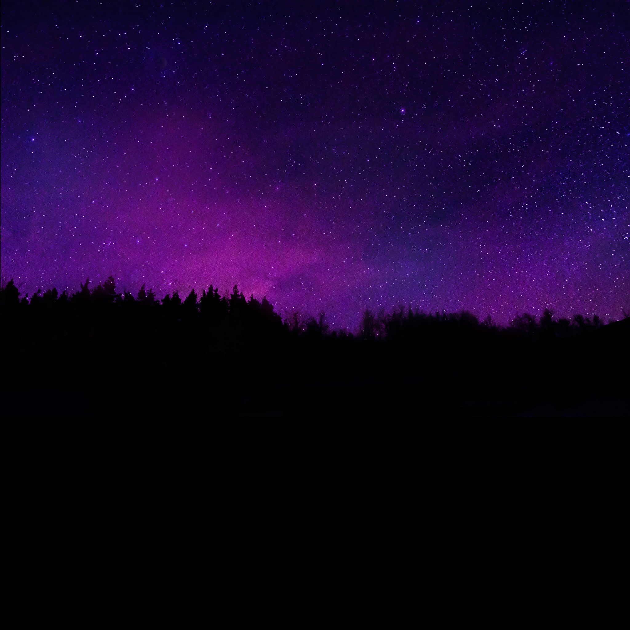 Download Dark Phone Night Sky With Stars Wallpaper