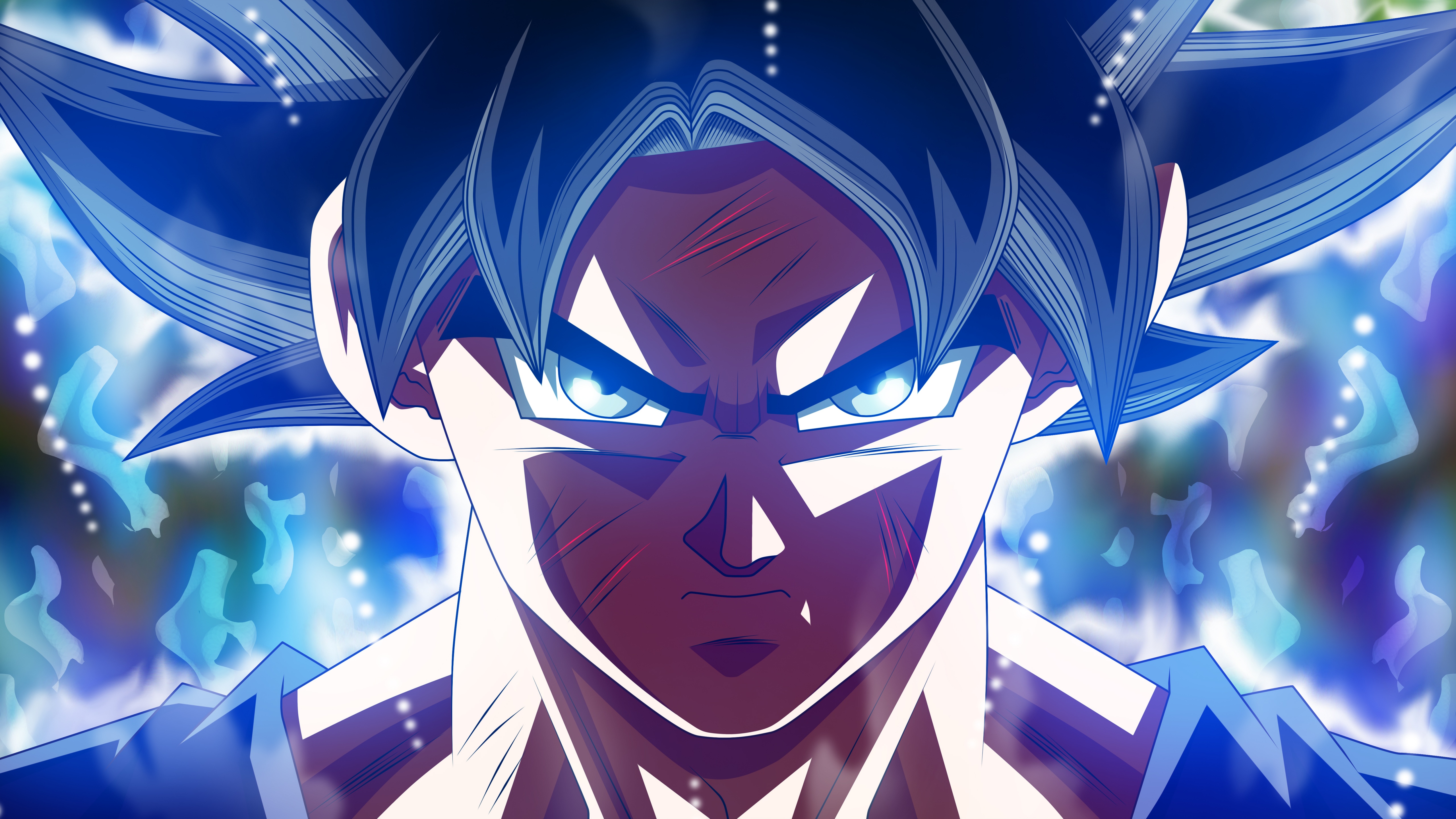 Ultra Instinct Goku Wallpaper 4K, Dragon Ball Super, 5K, Anime, #5127