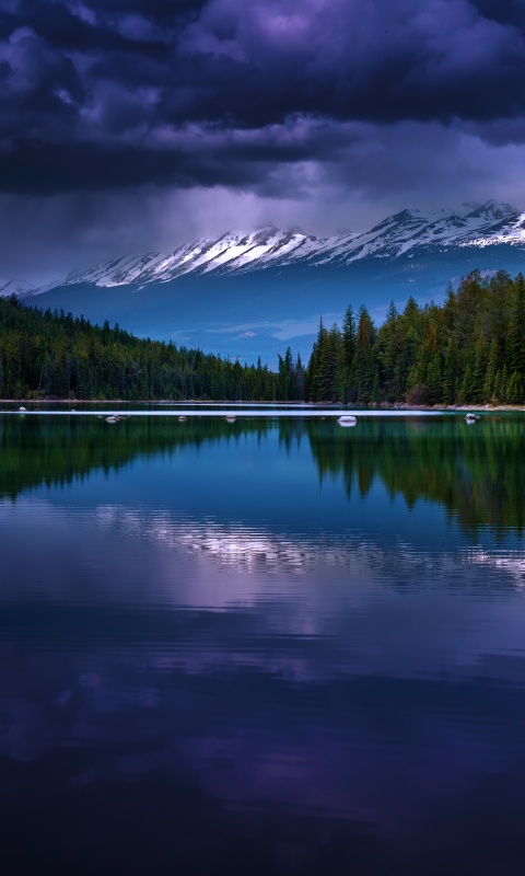 Valley of the five lakes Wallpaper 4K, First Lake, Canada