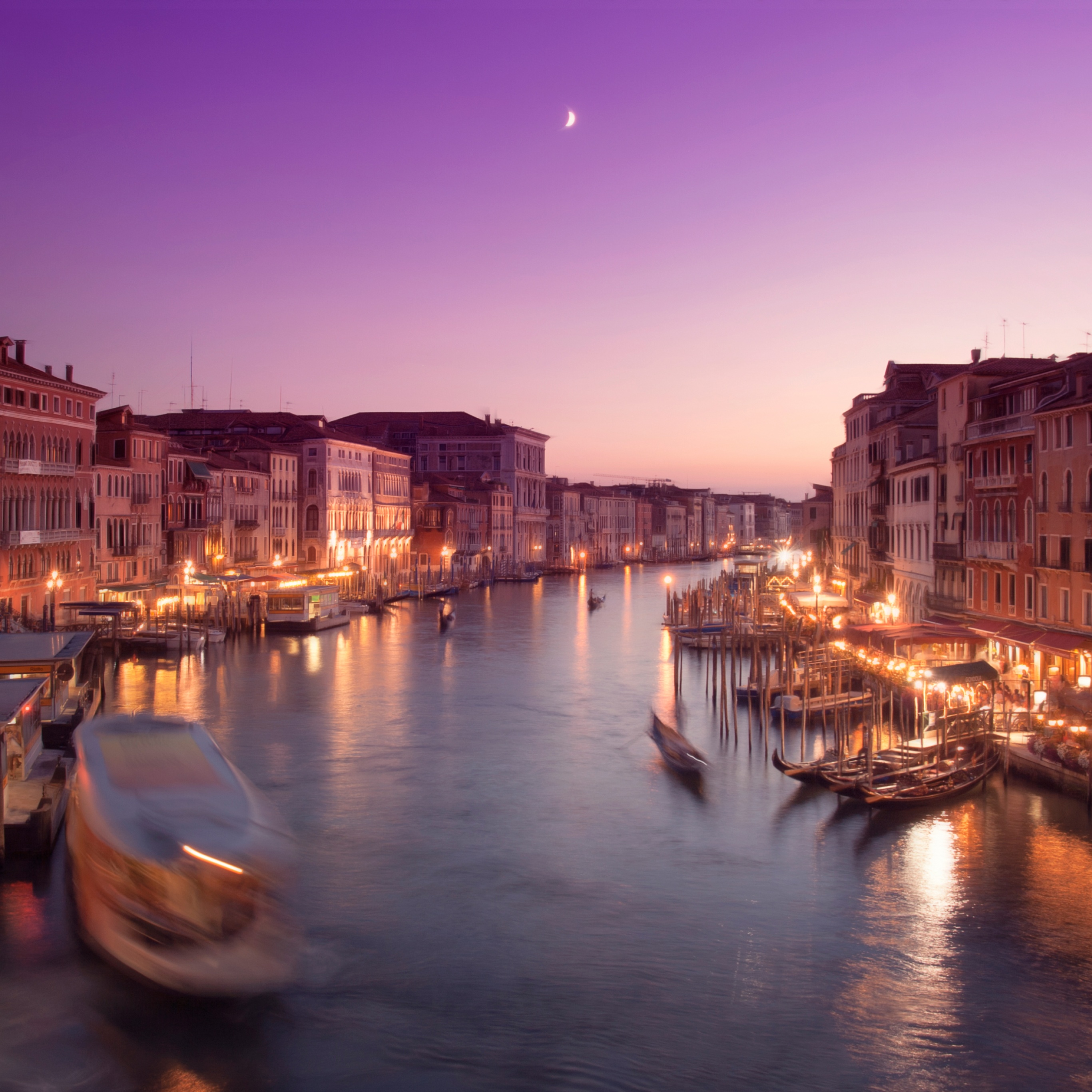 Venice Italy Evening Sunset 4K Ultra HD Mobile Wallpaper