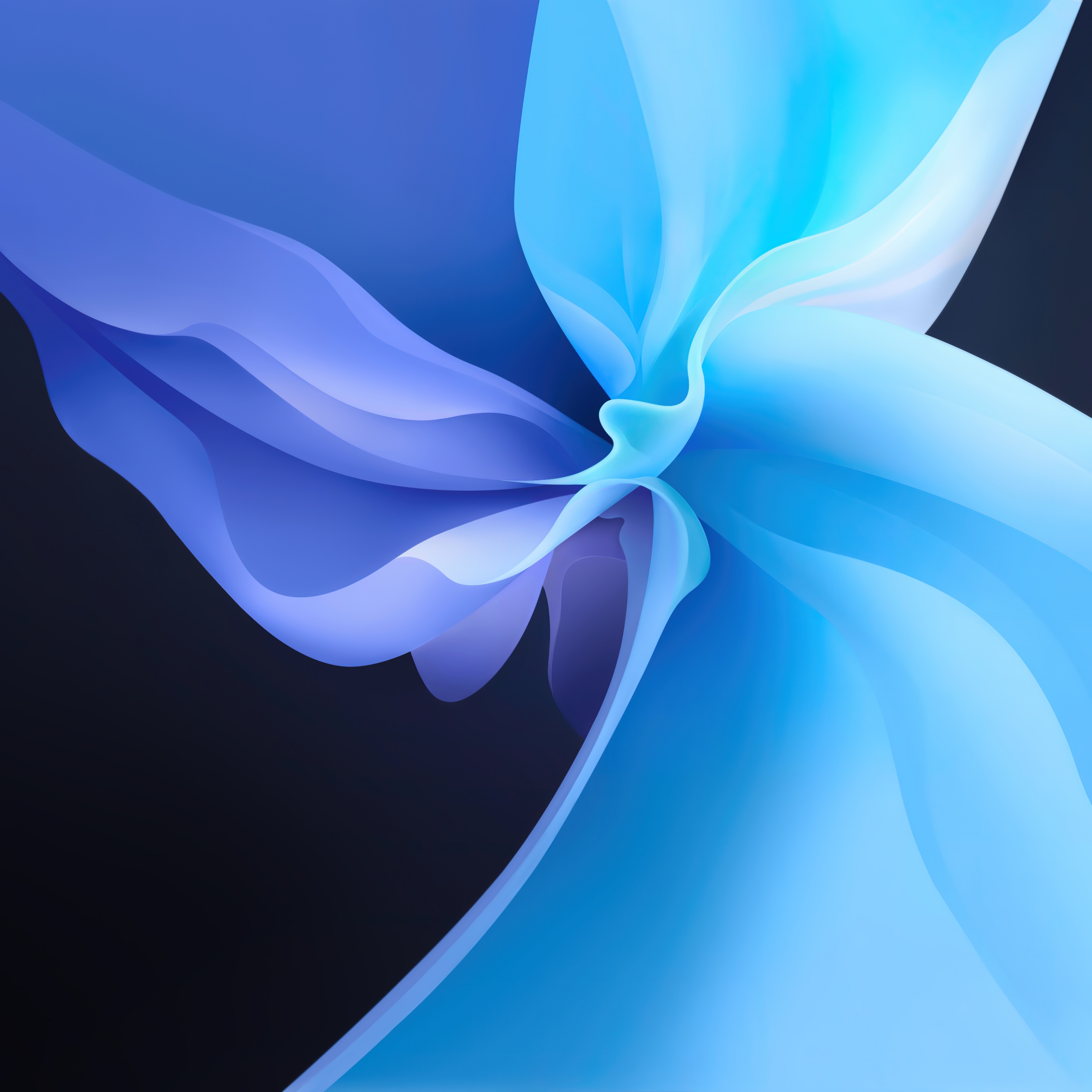Vivo Pad Wallpaper 4K, Stock, Blue background, Abstract, #7925