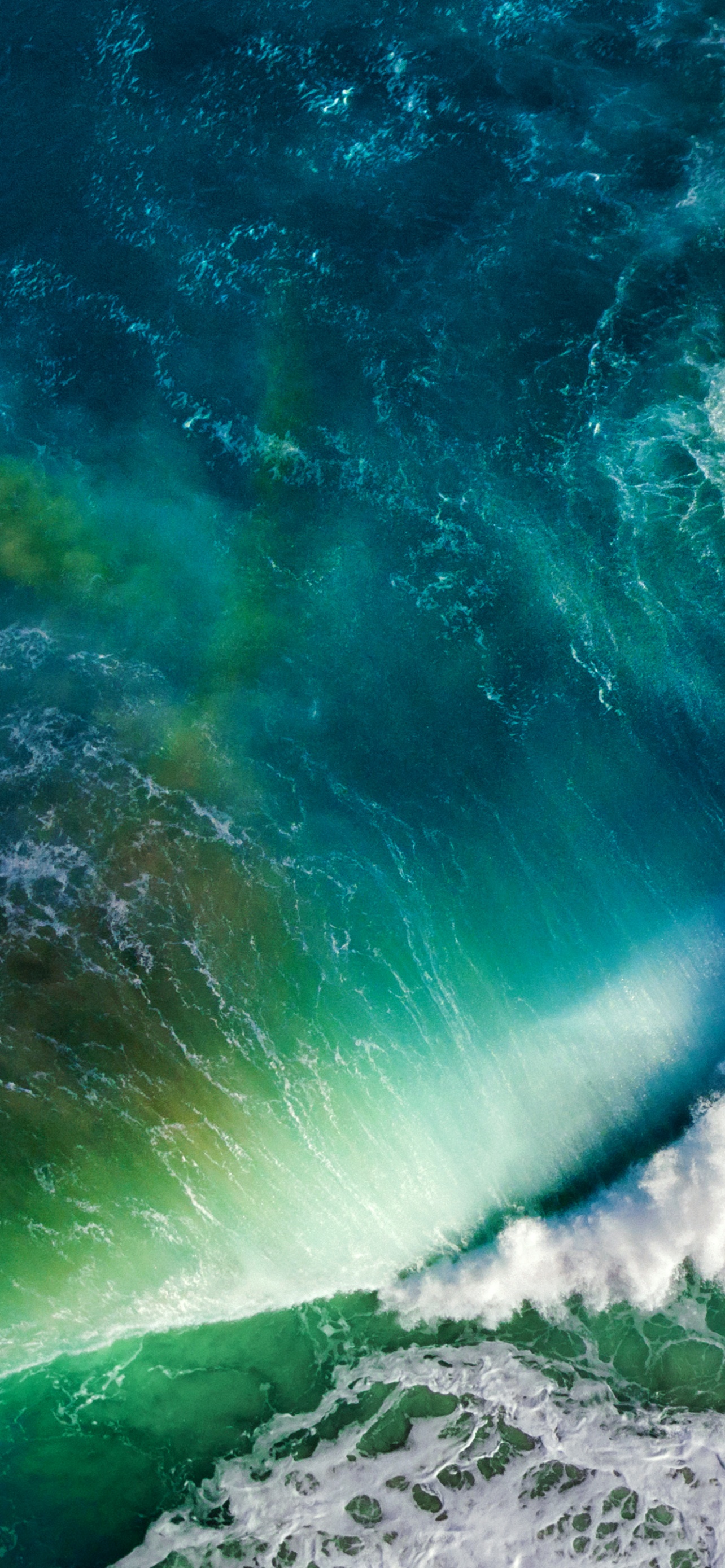 Waves Wallpaper 4K, Aerial view, Ocean , macOS, Stock