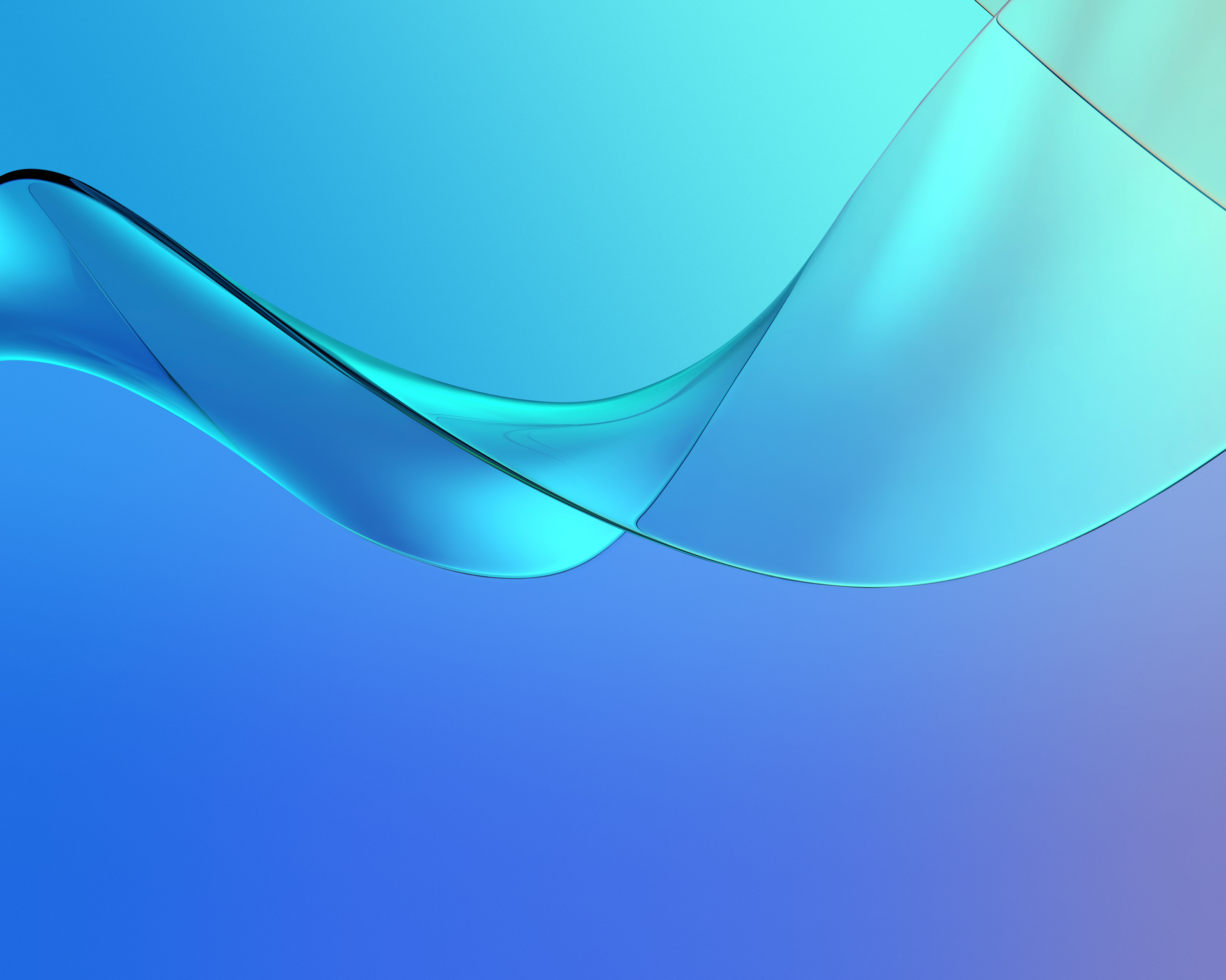 Waves Wallpaper 4K, Blue, Abstract, #1166