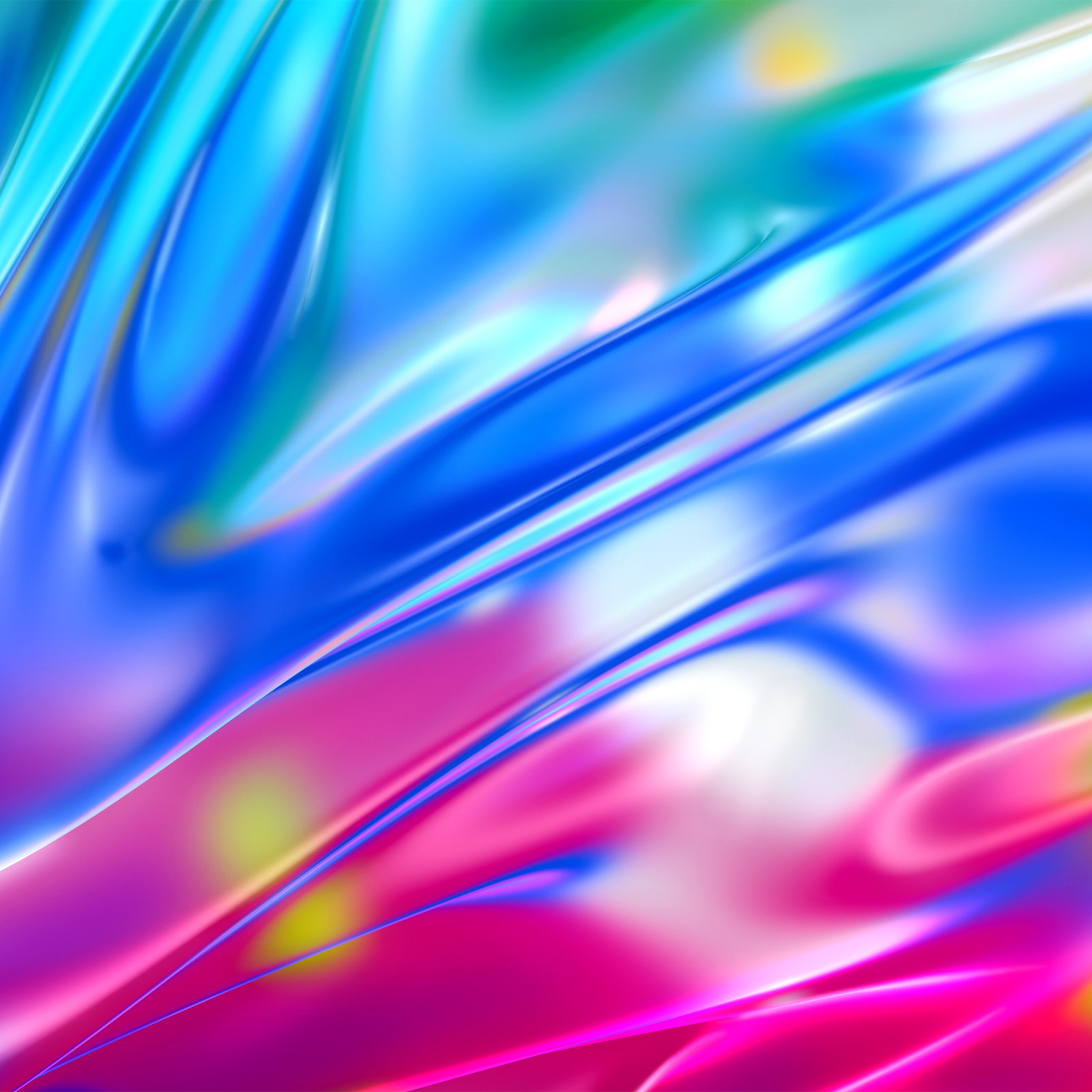 Waves Wallpaper 4K, Chromatic, Colorful, Gradients, Silk, 3D, Abstract