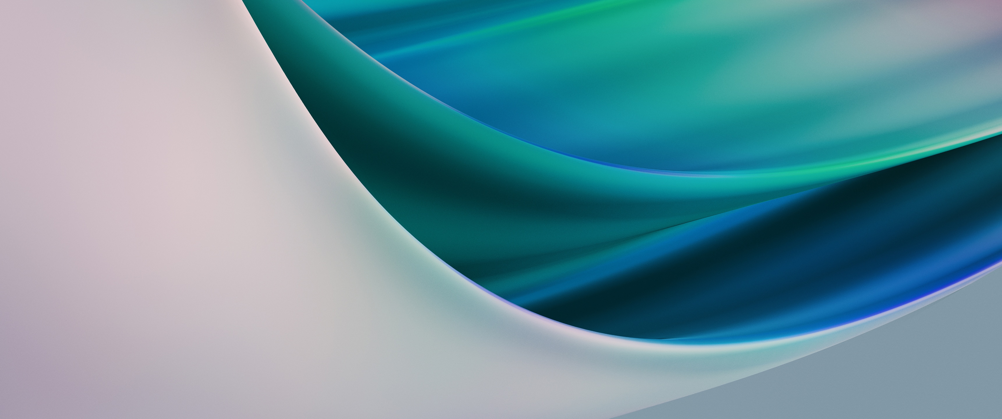 Waves Wallpaper 4K, Fluidic, Teal, Abstract, #3800