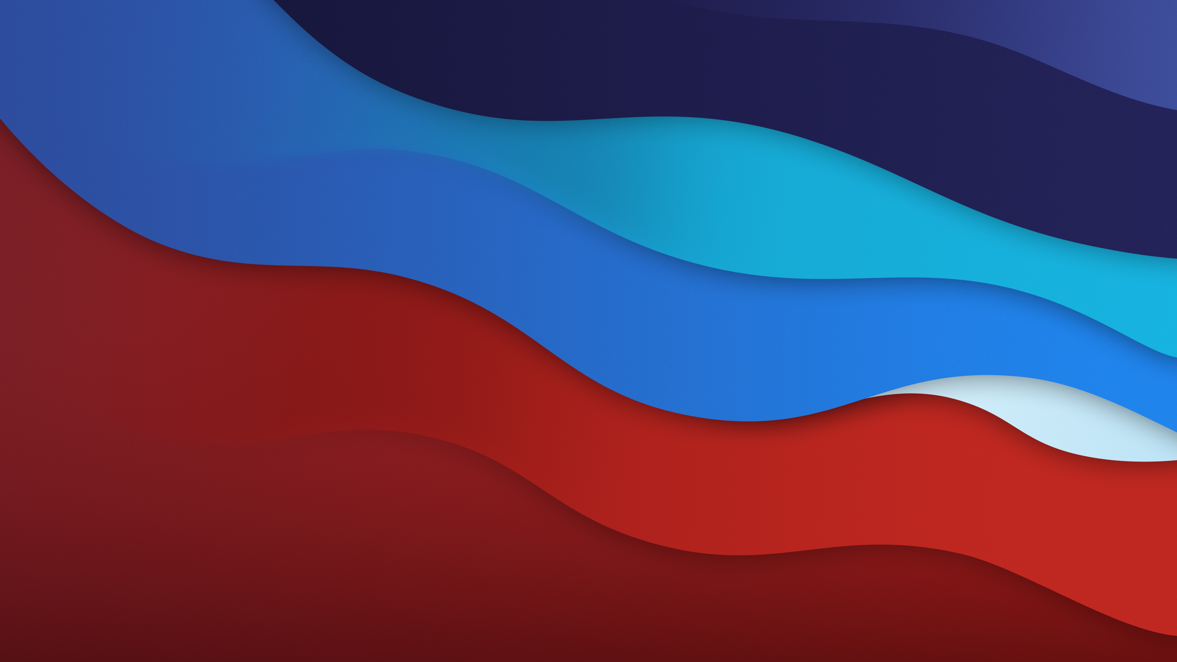 Waves Wallpaper 4K, macOS Big Sur, Colorful, Gradients, #4990