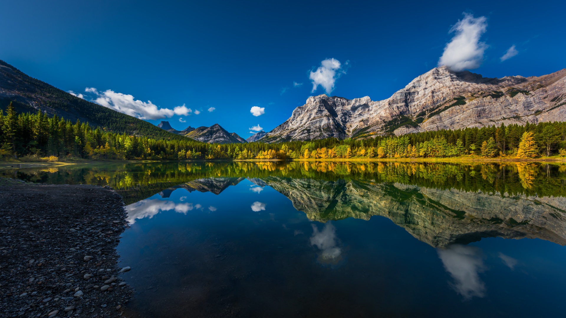 Wedge Pond Wallpaper 4K, Canada, Clear sky, Nature, #5920