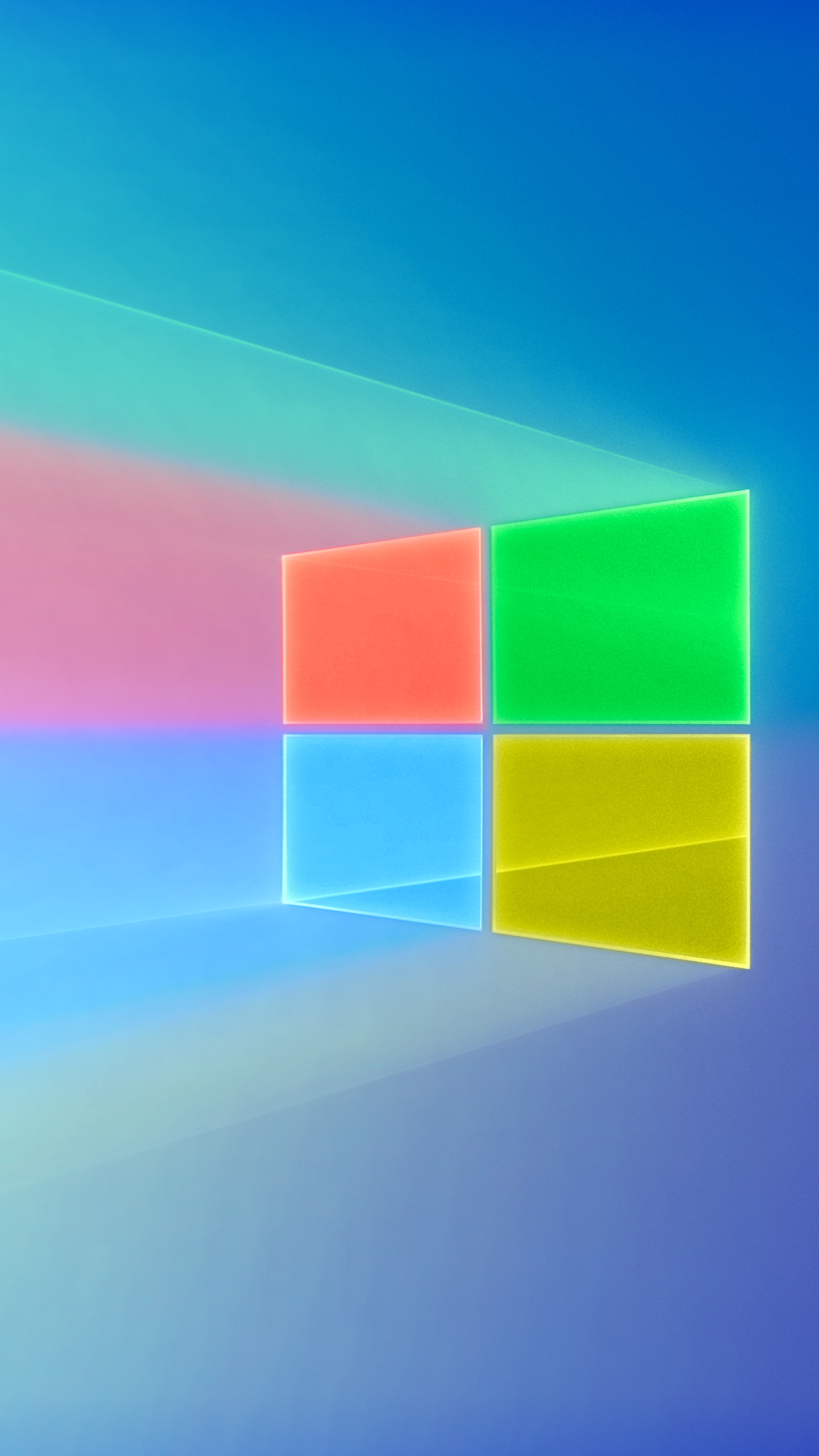 Windows 10 4K Wallpaper, Windows logo, Colorful, Glossy, Gradient