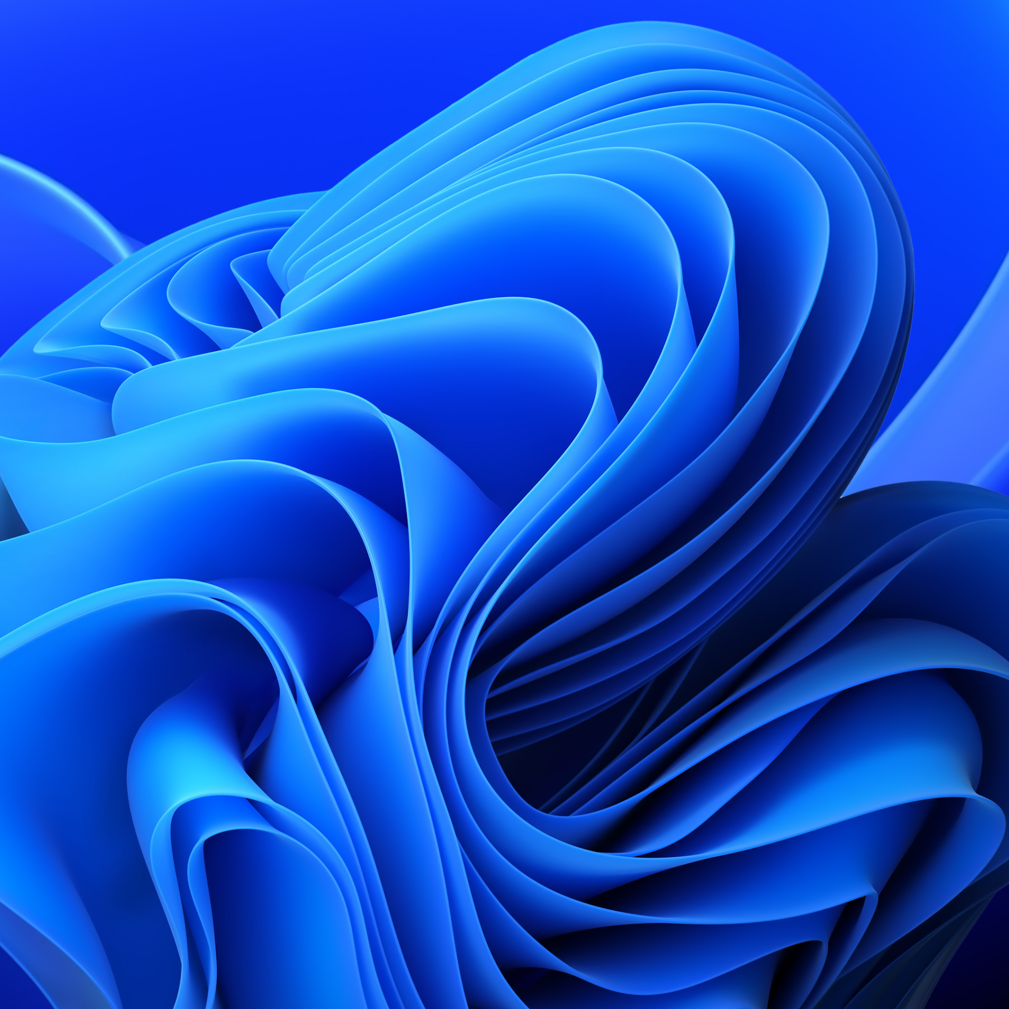 Windows 11 light blue abstract background 4K wallpaper download