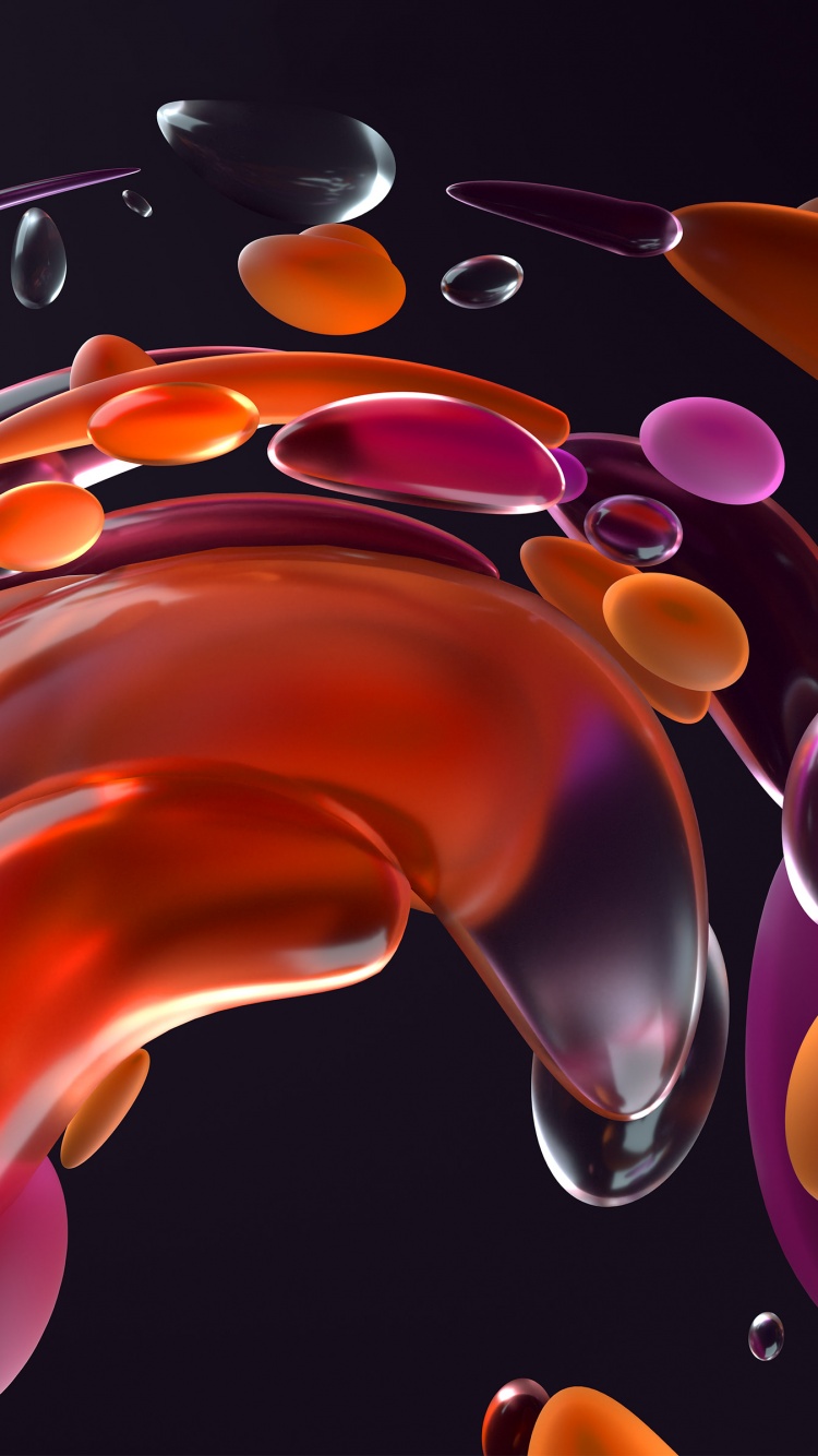 Windows 11 Colorful Liquid Bubbles 4K Wallpaper