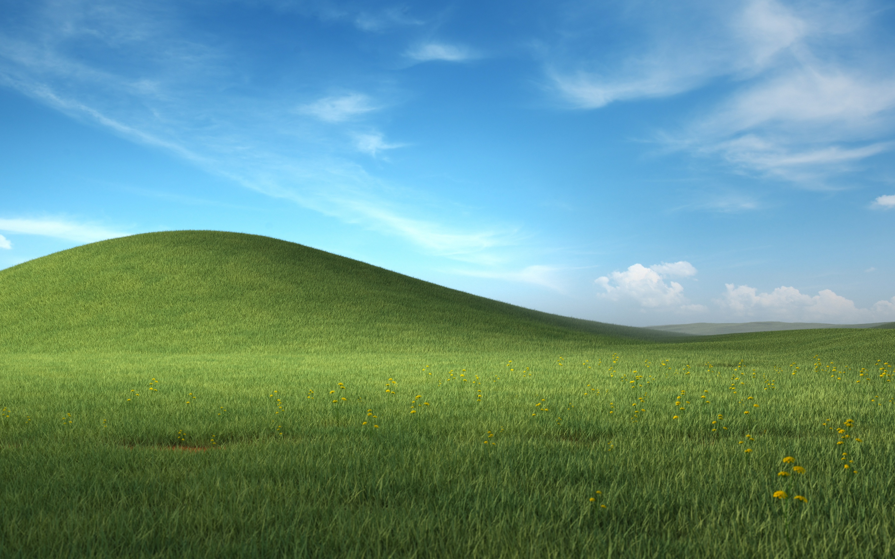 Nostalgic Windows XP Landscape 4K Wallpaper