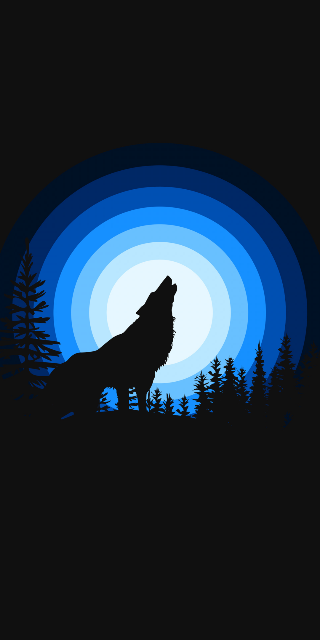 Wolf Wallpaper 4K, Howling, Silhouette, Black/Dark, #975