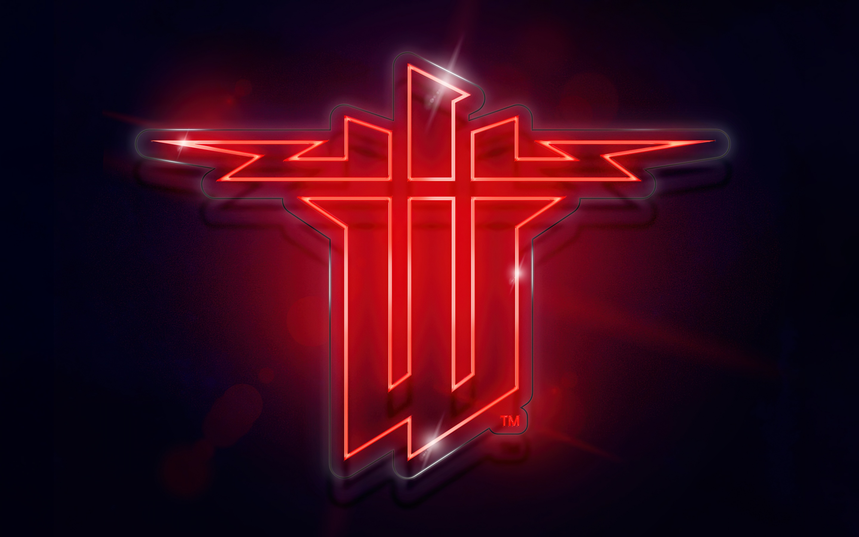 Wolfenstein Wallpaper 4K, Logo, 5K, Dark background