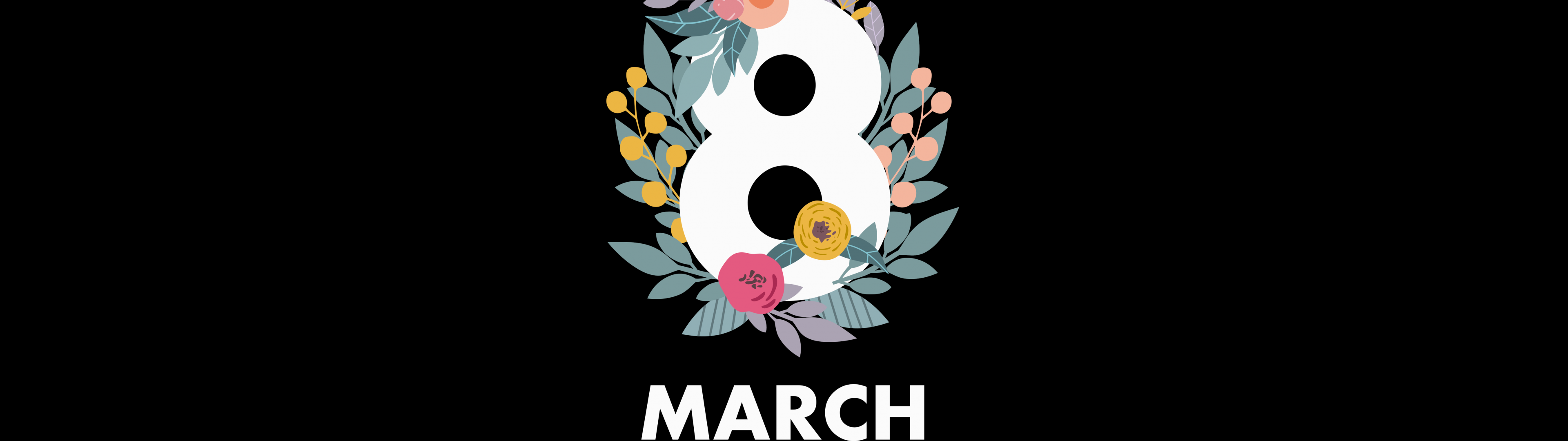 Women's Day Wallpaper 4K, AMOLED, March 8th